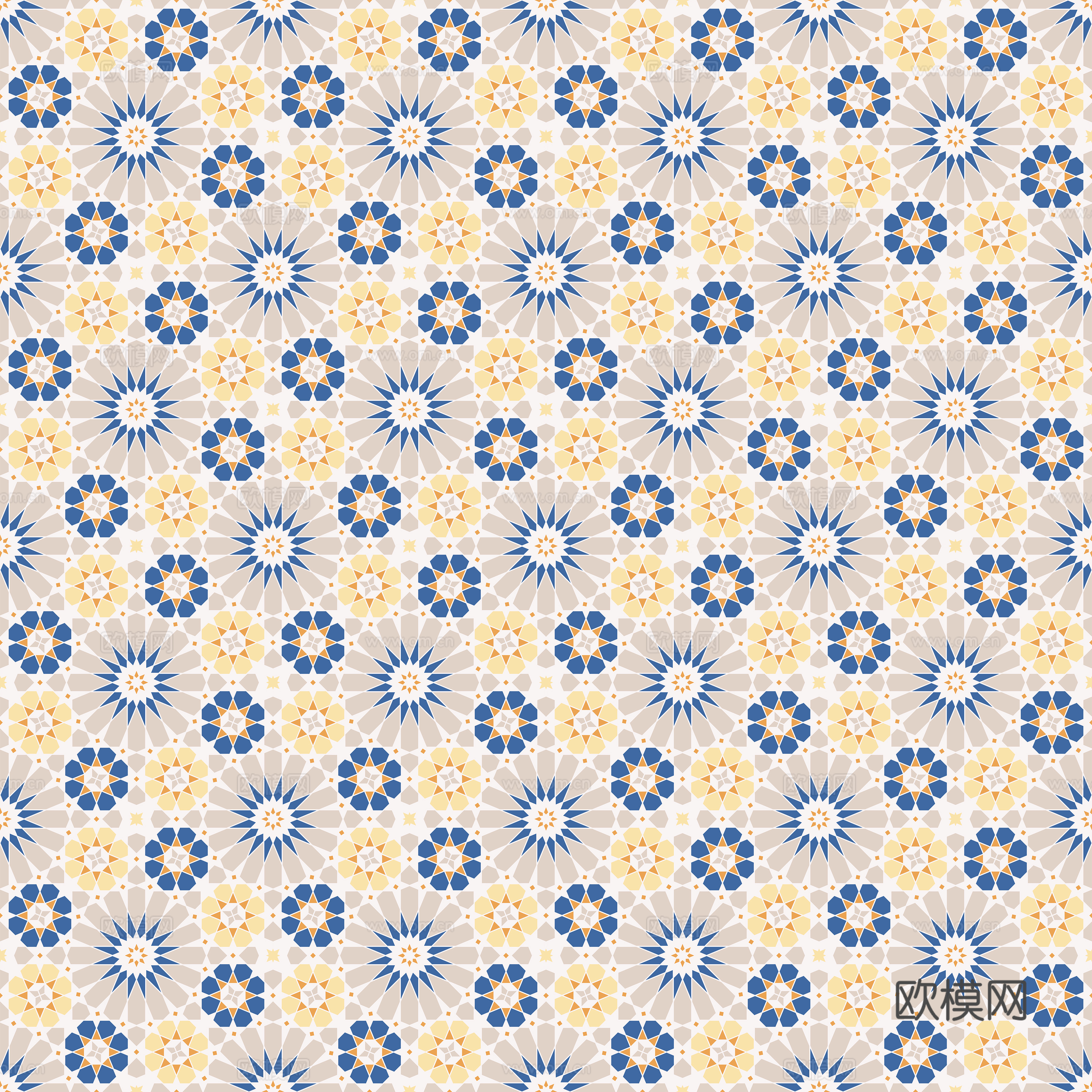 摩洛哥民族风马赛克几何图案纹理35