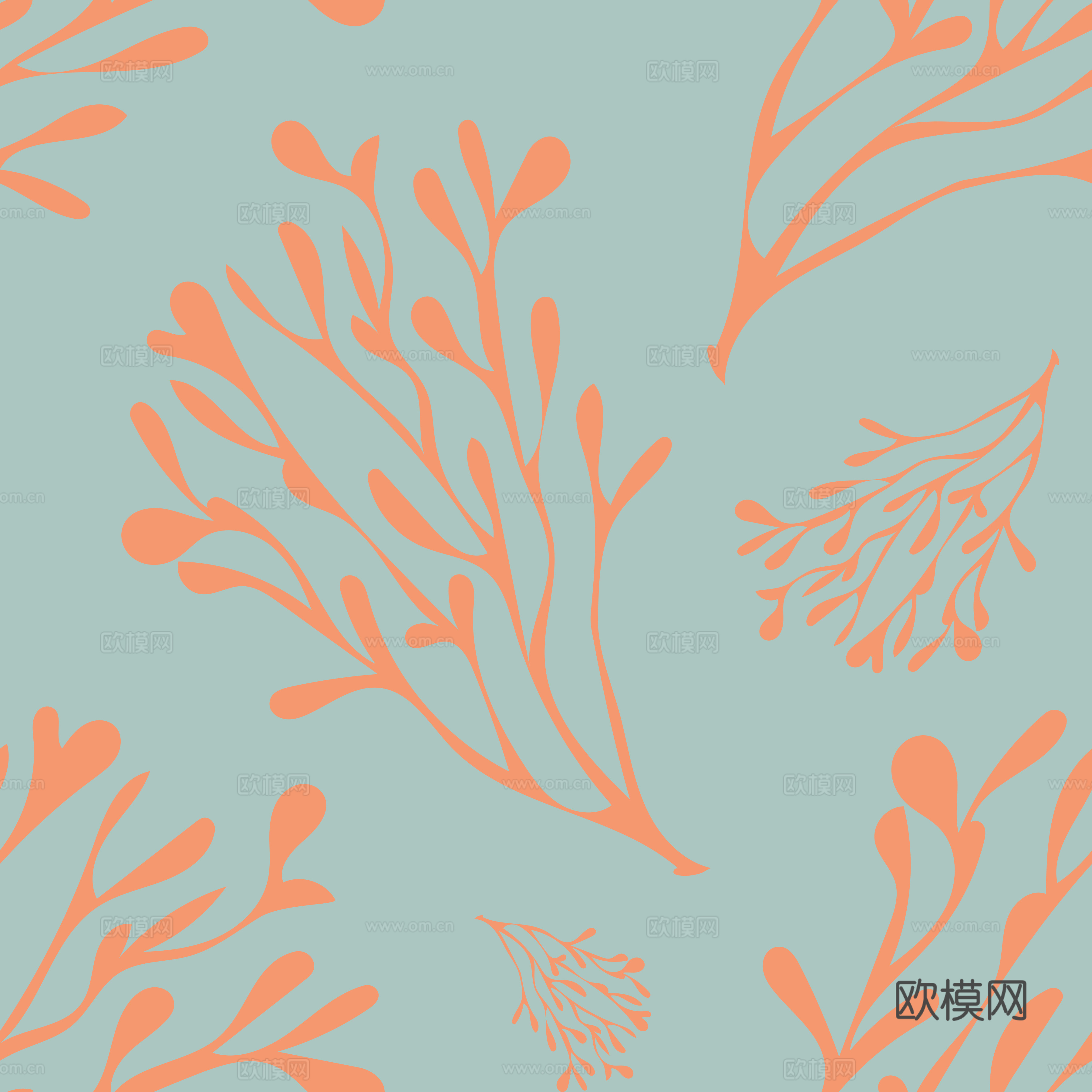 治愈系小清晰植物森系纹理图案肌理178