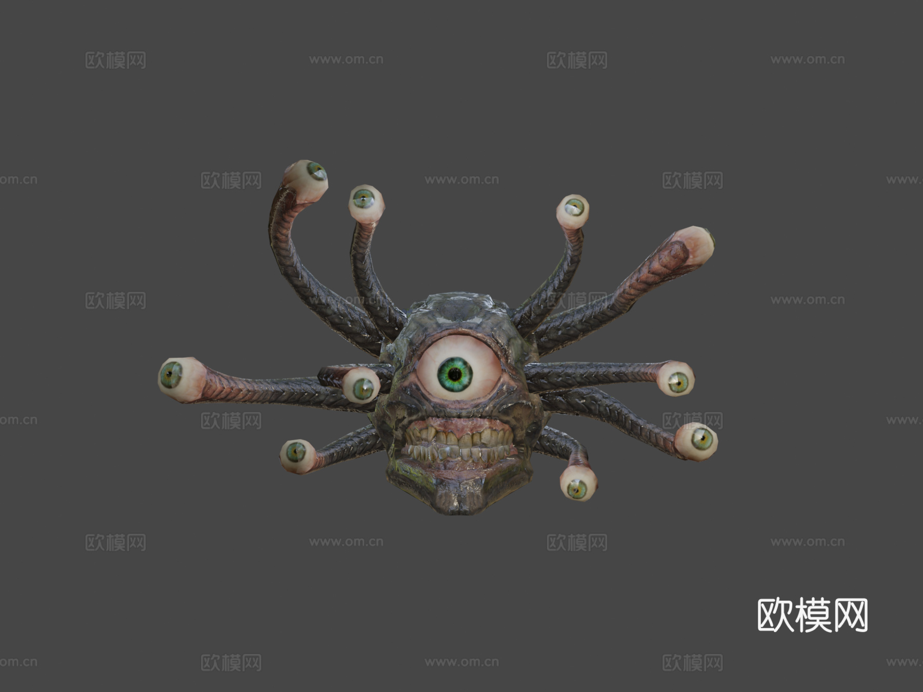 希腊老板亡灵之眼枪派冒险3d模型下载（渲染图5）