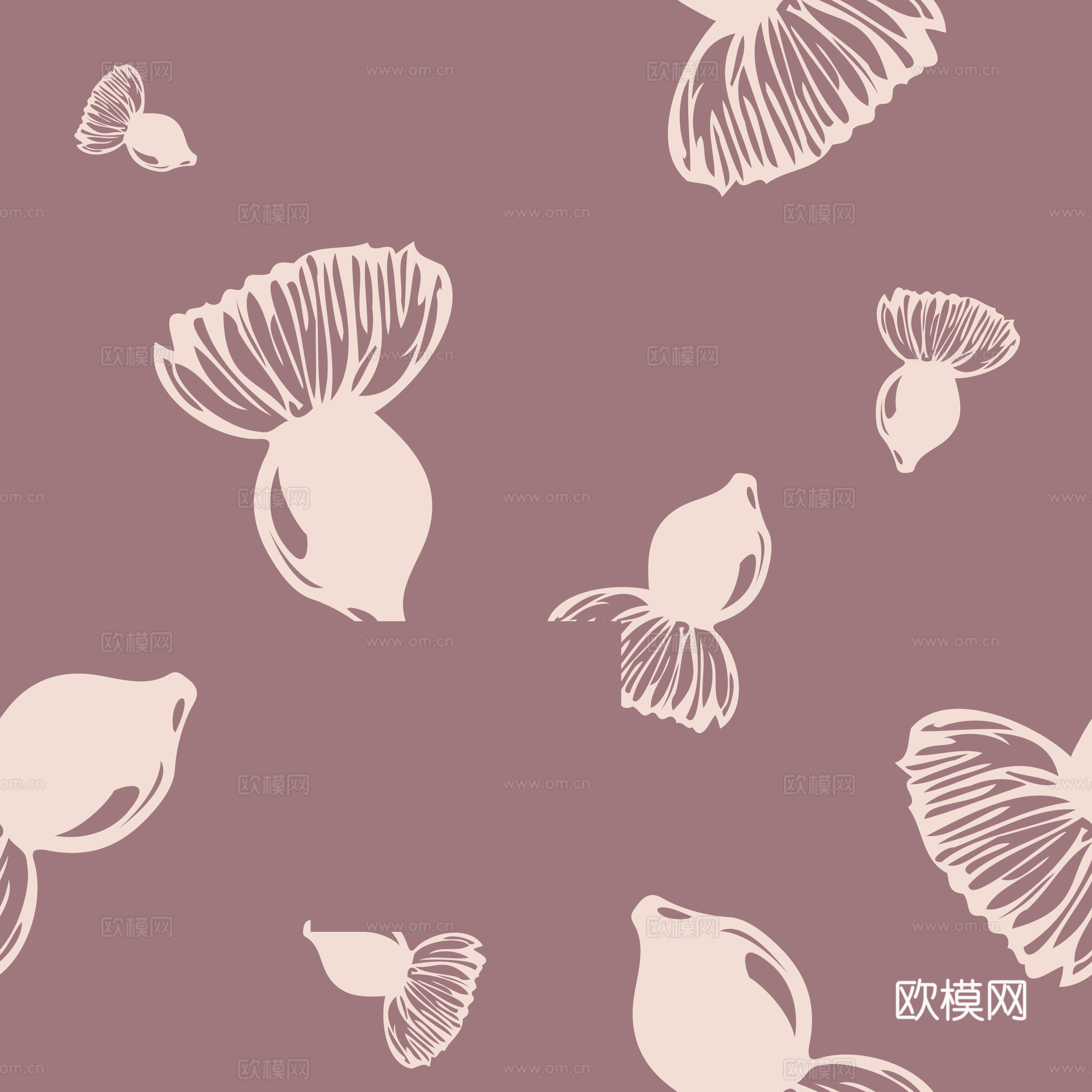 治愈系小清晰植物森系纹理图案肌理77