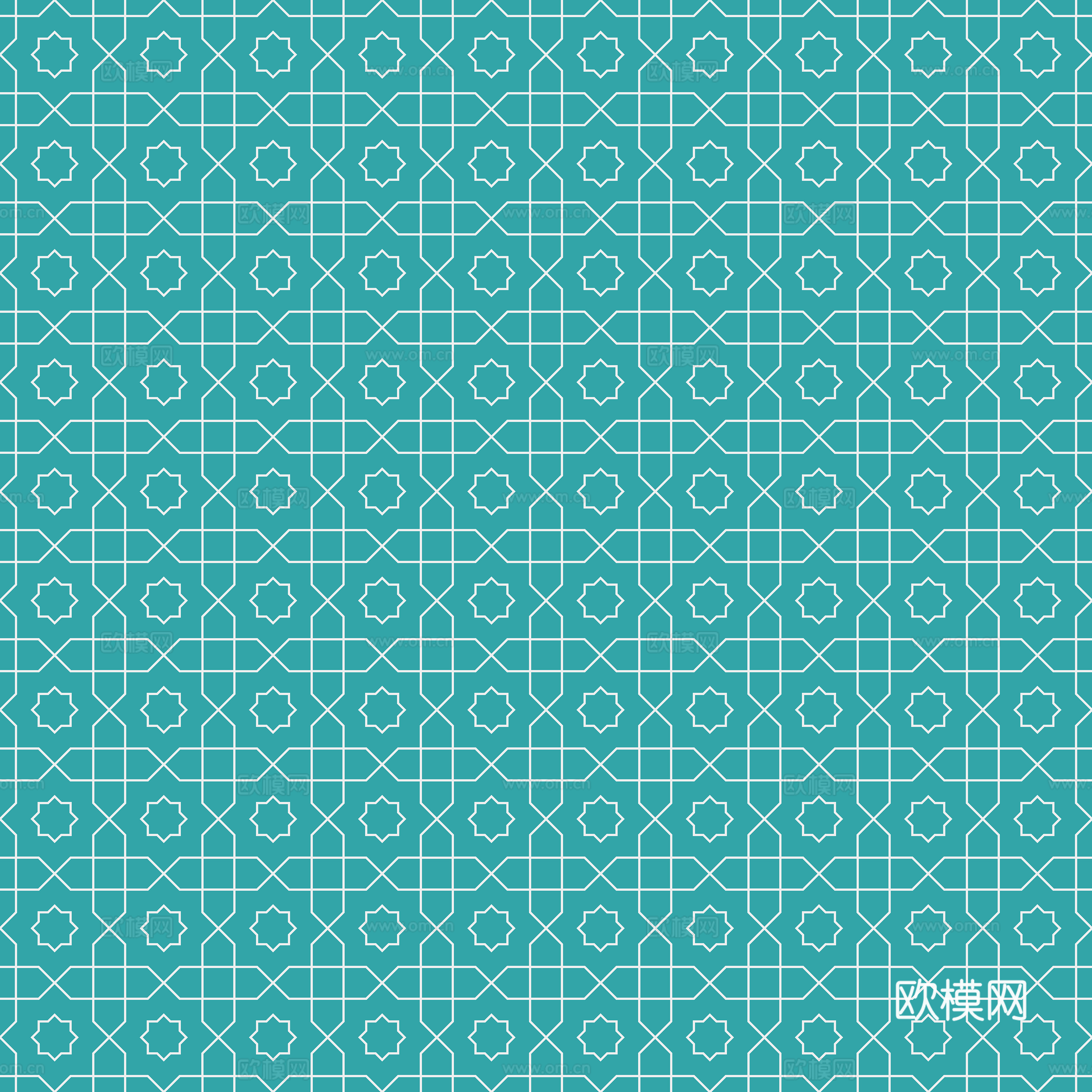 摩洛哥民族风蓝色马赛克几何图案纹理6