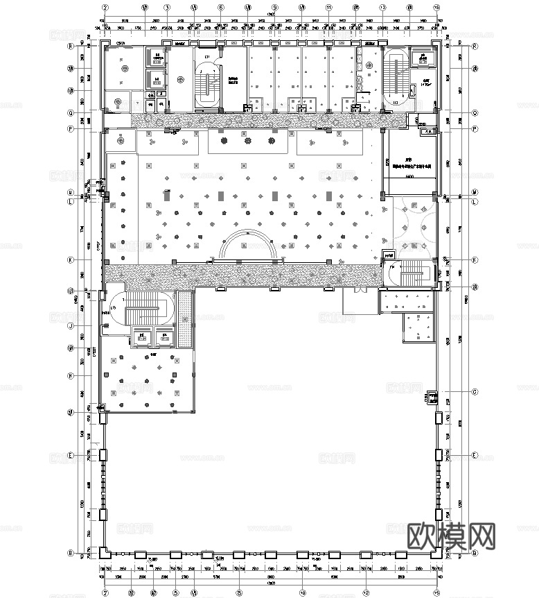 音乐酒吧 最新平面施工图设计cad施工图