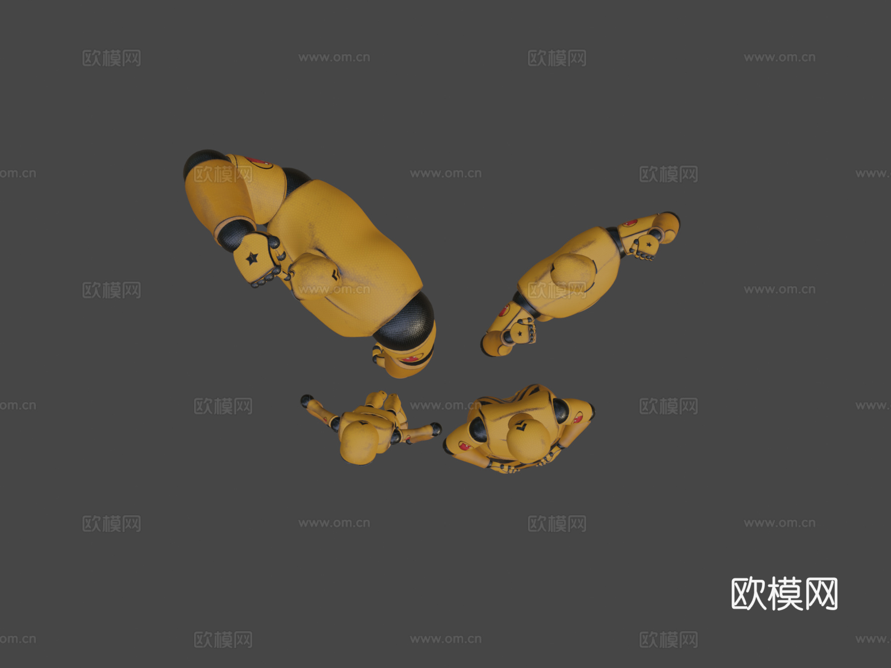关键帧机器人3d模型下载（渲染图5）