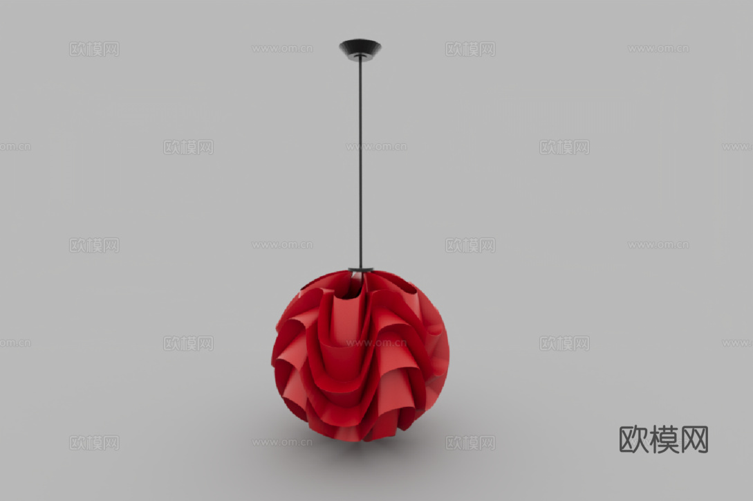 现代风格吊灯3d模型下载