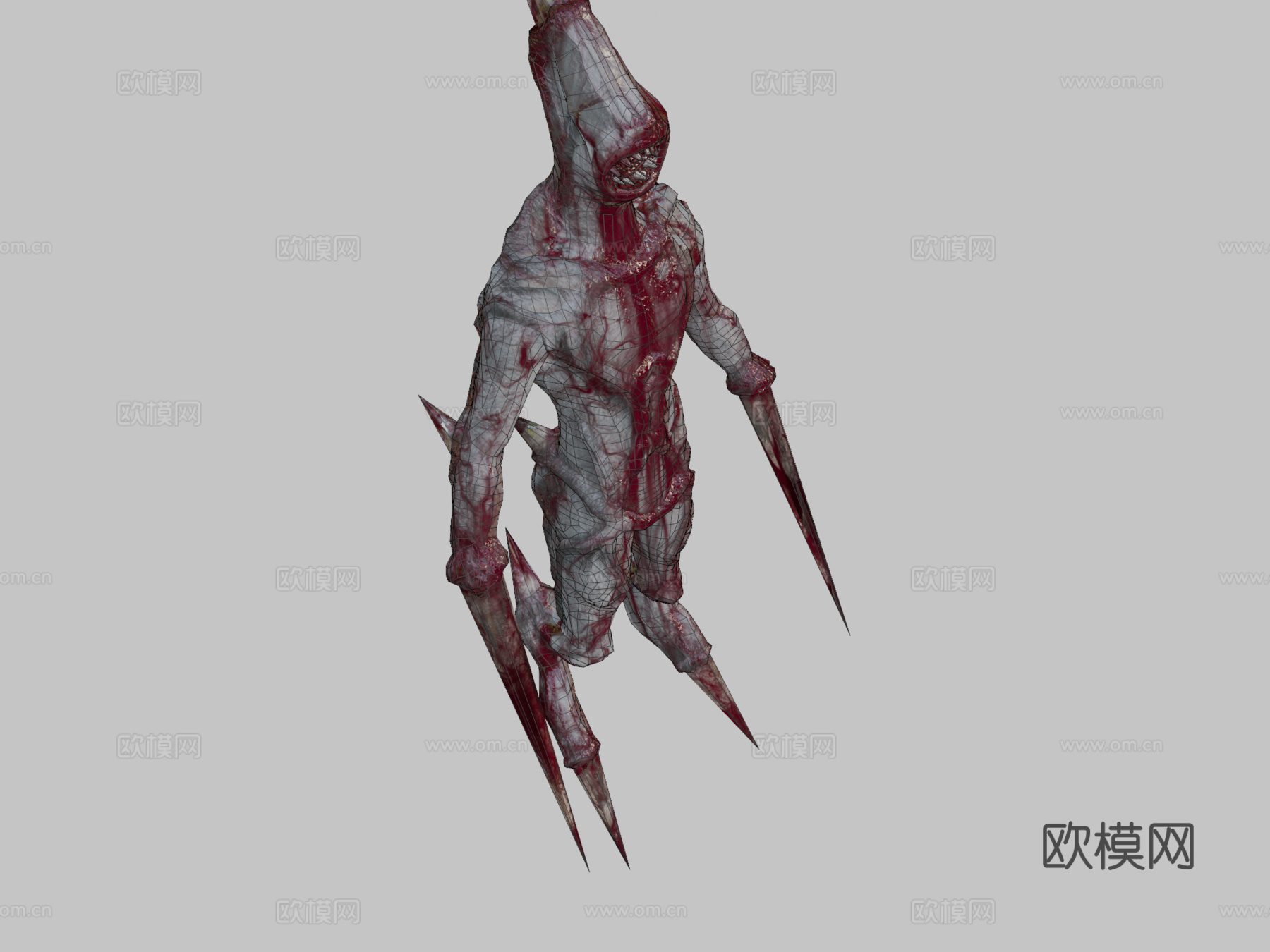 恐怖洞穴奔跑者3d模型下载（渲染图2）