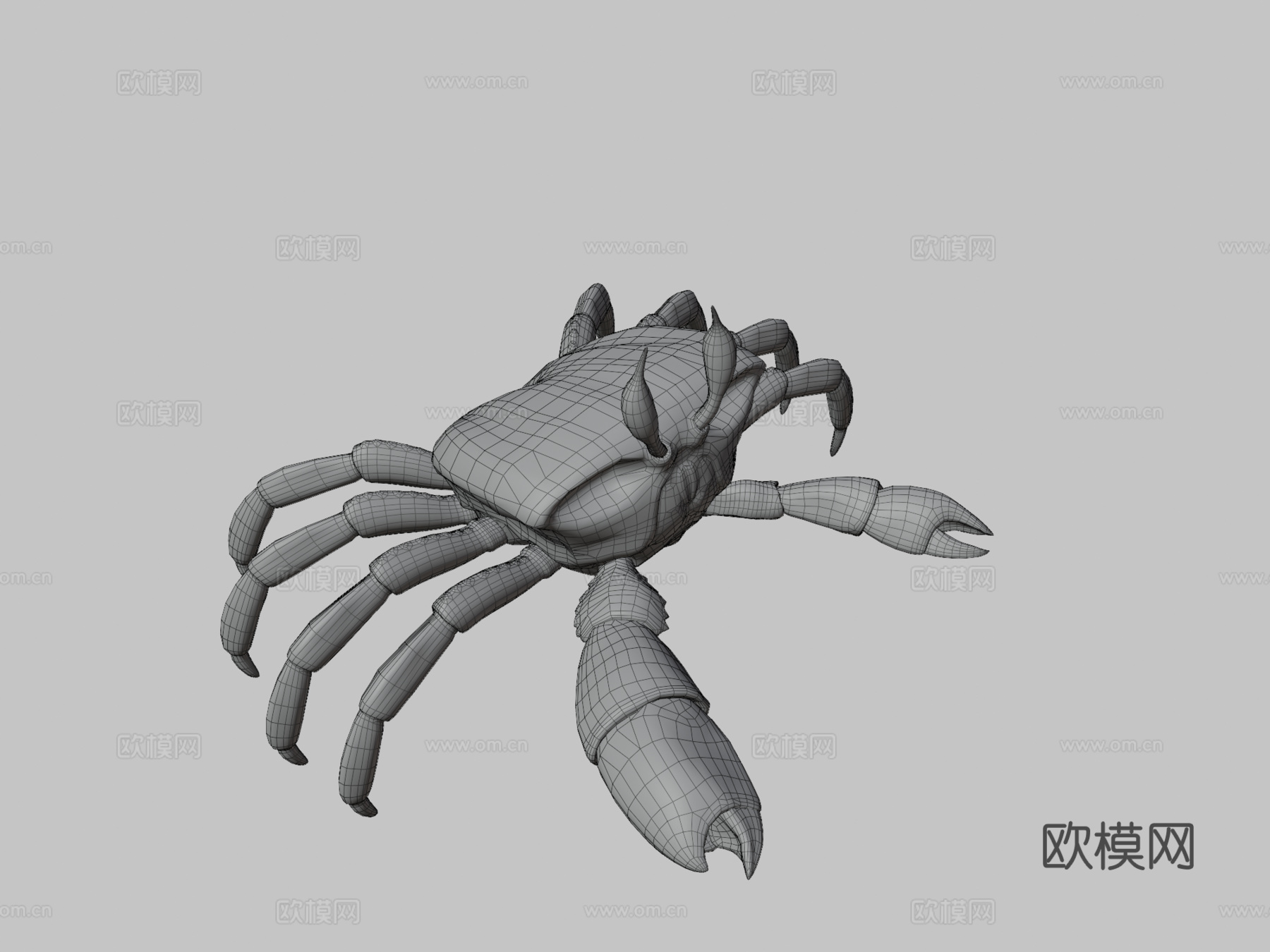幽灵蟹3d模型下载（渲染图3）