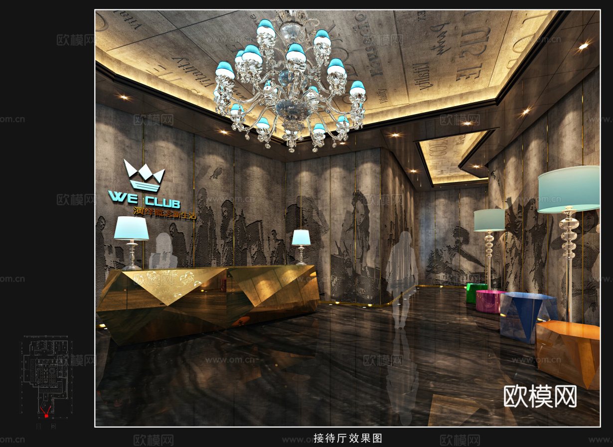 复古酒吧 最新全套施工图设计cad施工图