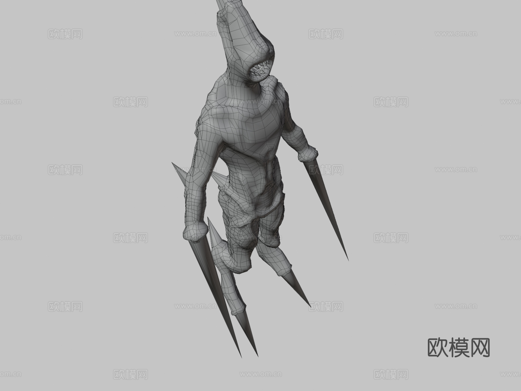 恐怖洞穴奔跑者3d模型下载（渲染图3）