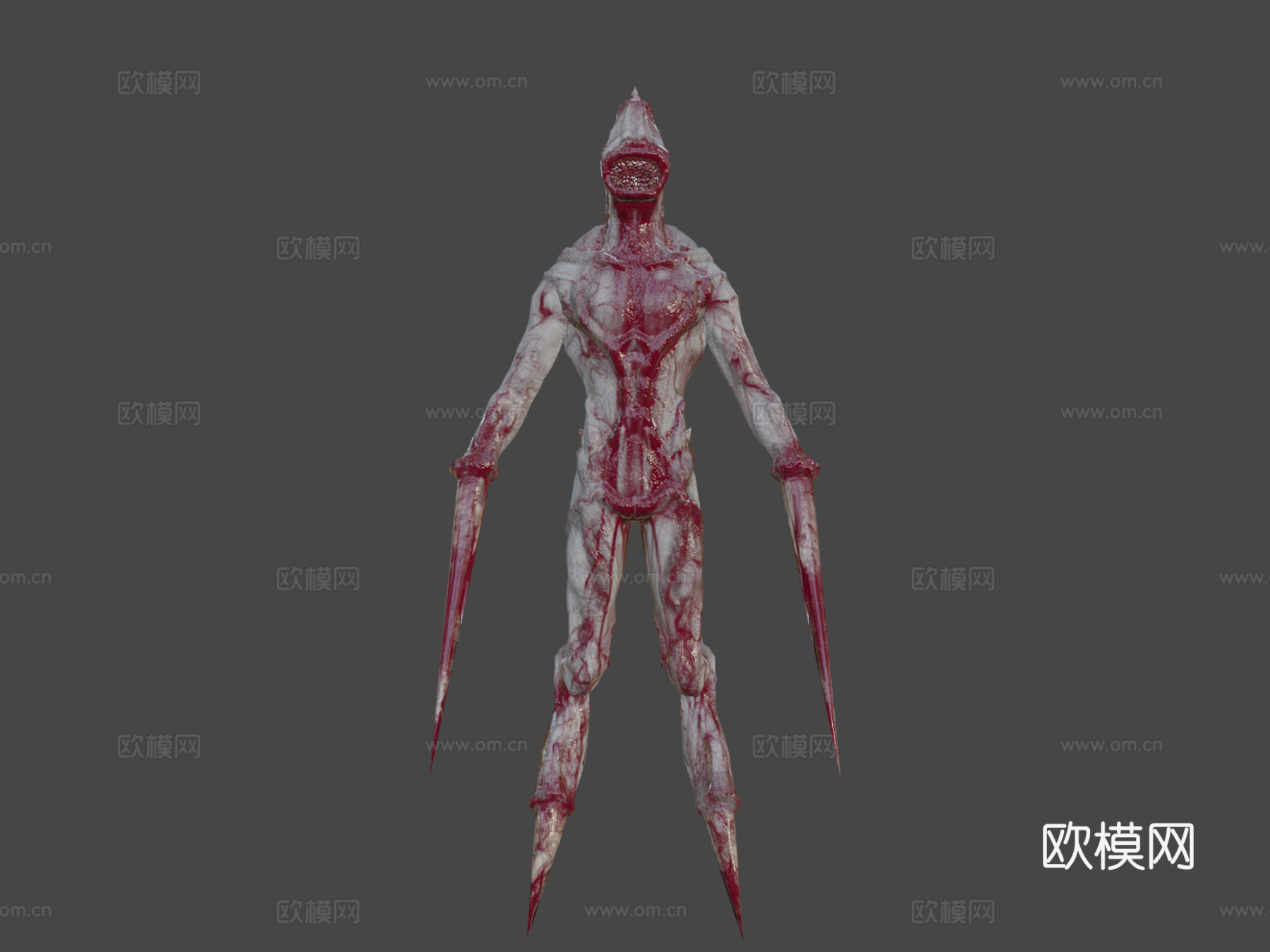 恐怖洞穴奔跑者3d模型下载（渲染图8）