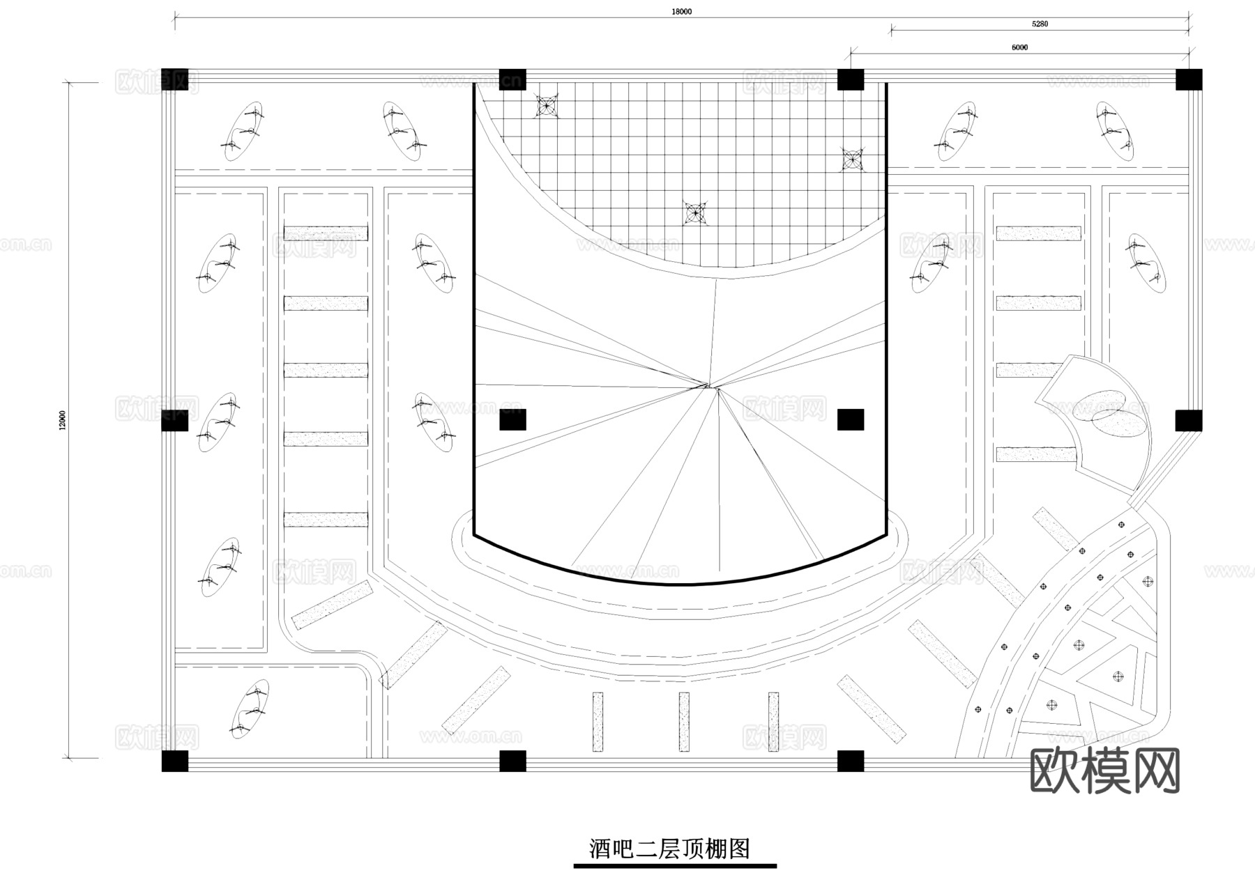 酒吧舞厅室内装饰CAD施工图集cad施工图