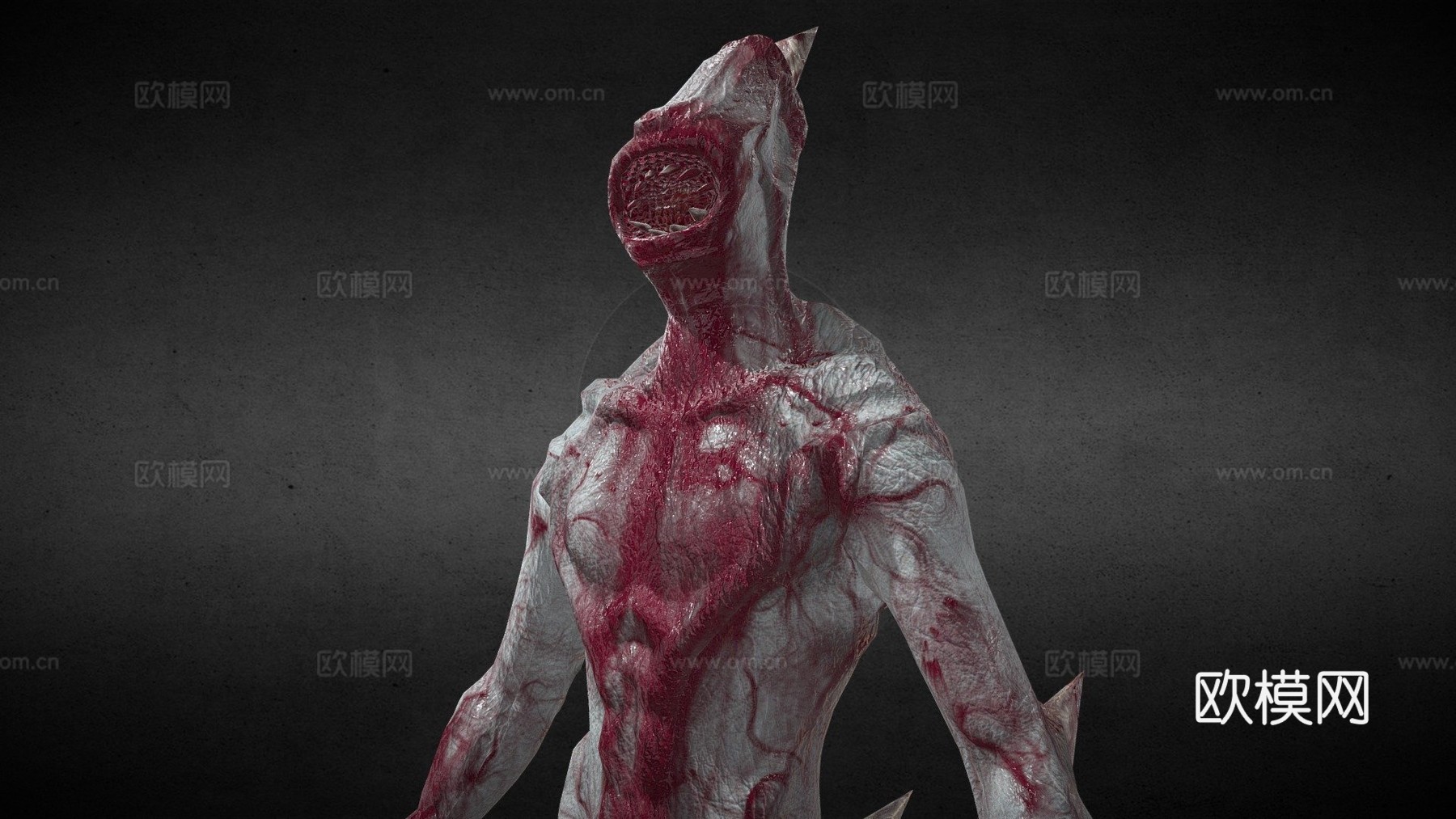 恐怖洞穴奔跑者3d模型下载（渲染图1）