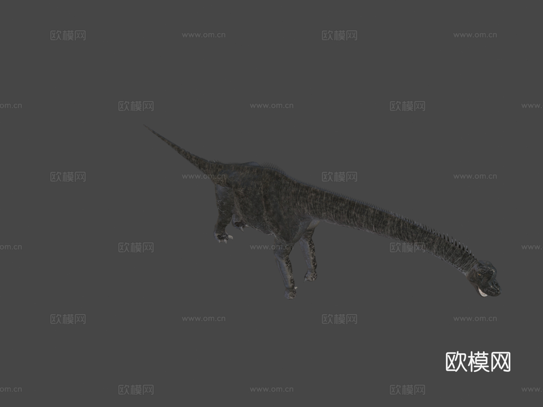 腕龙3d模型下载（渲染图6）