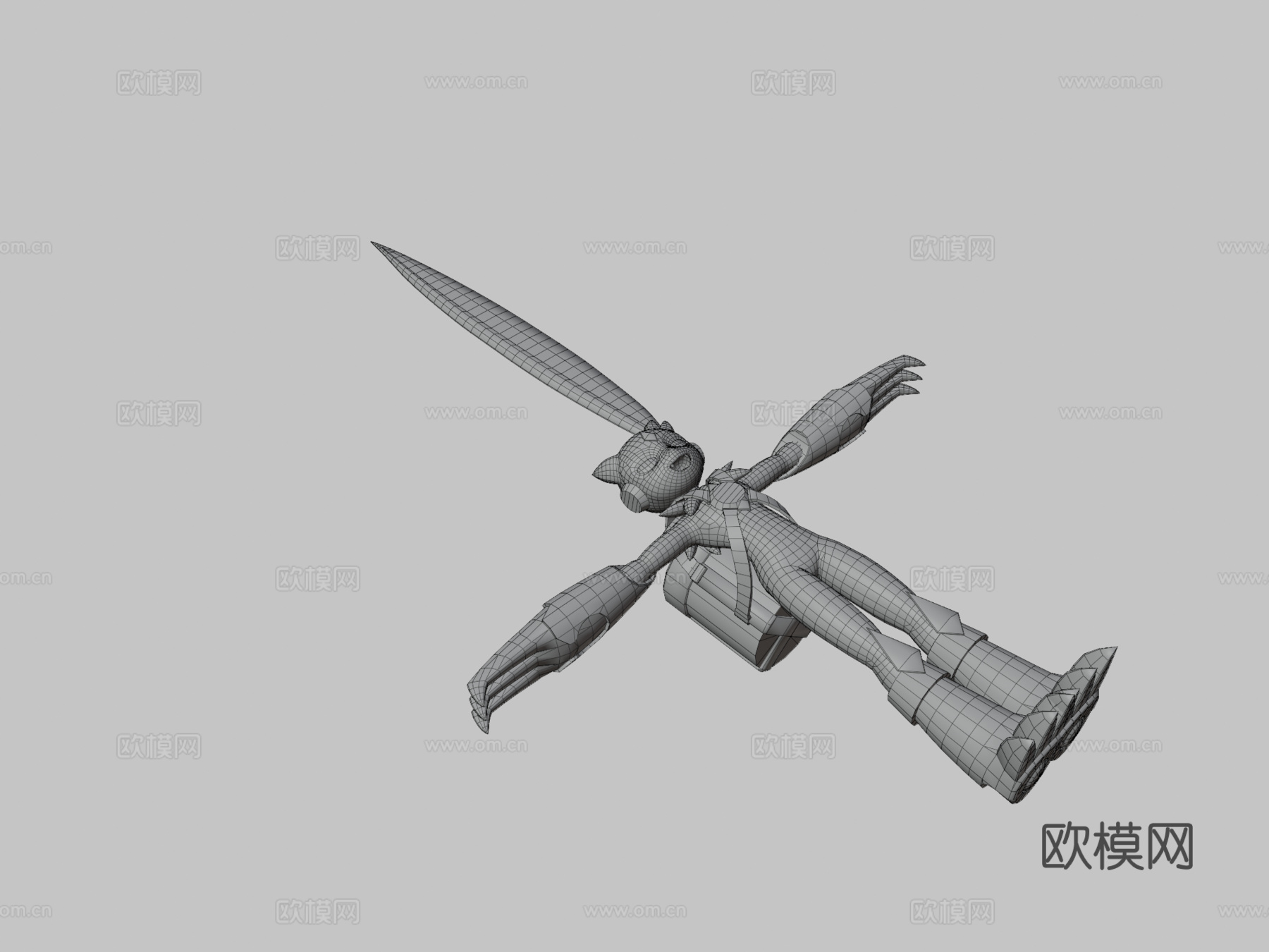 狃拉.V013d模型下载（渲染图3）