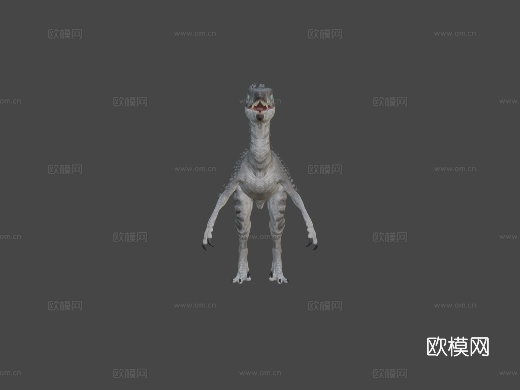 伤齿龙3d模型下载（渲染图5）