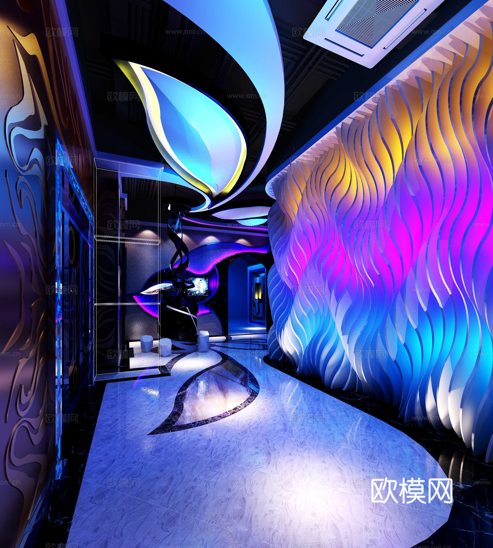 酒吧 最新全套施工图设计cad施工图