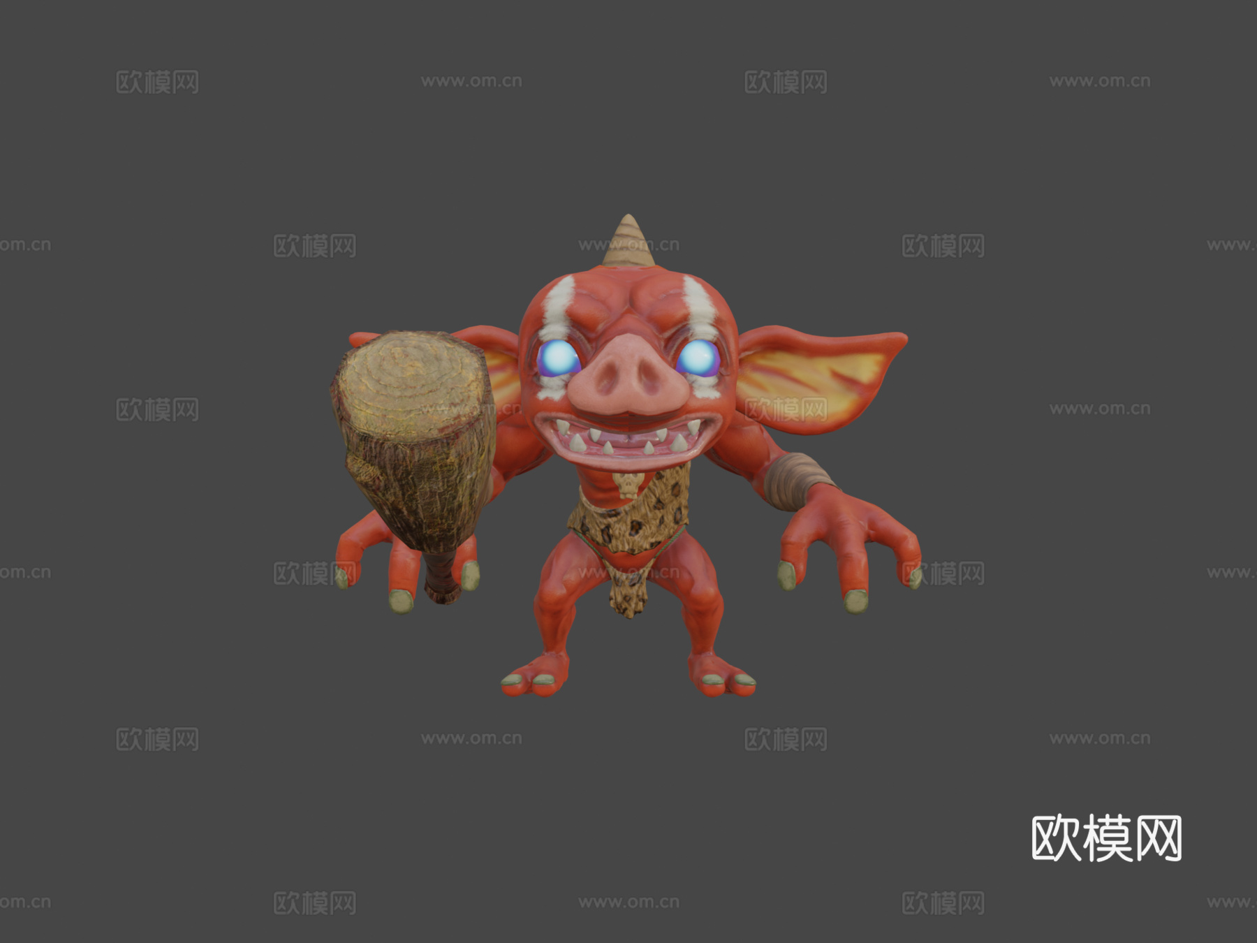 波克布林3d模型下载（渲染图7）