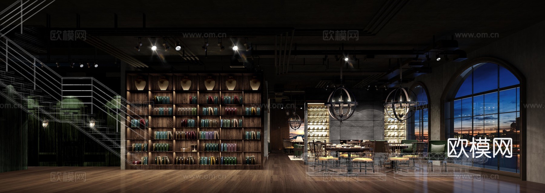 复古酒吧 最新全套施工图设计cad施工图