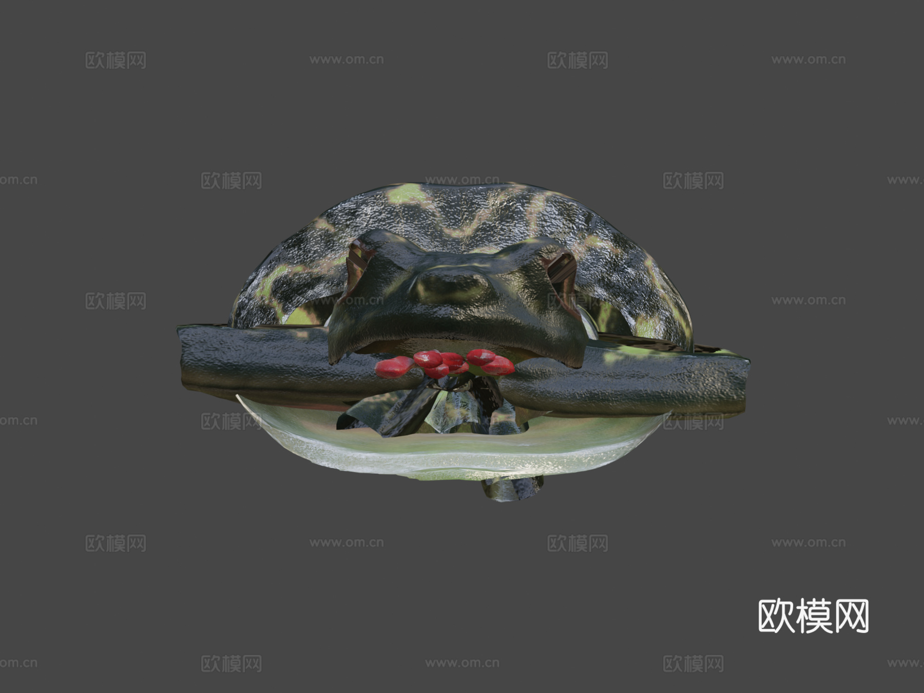 A  里根巴赫芦苇蛙3d模型下载（渲染图8）