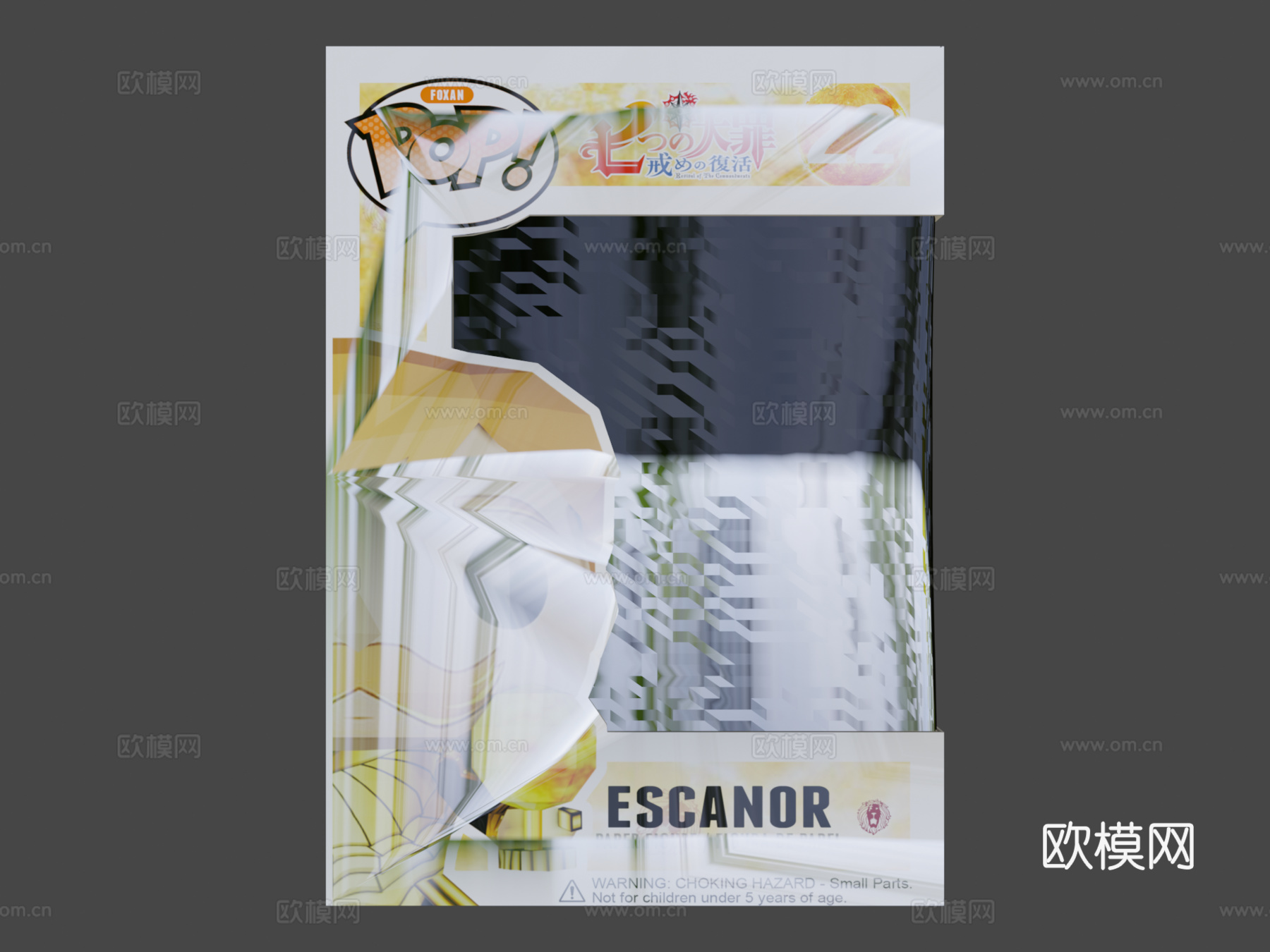 福克斯安流行艾斯卡诺七大罪3d模型下载（渲染图7）