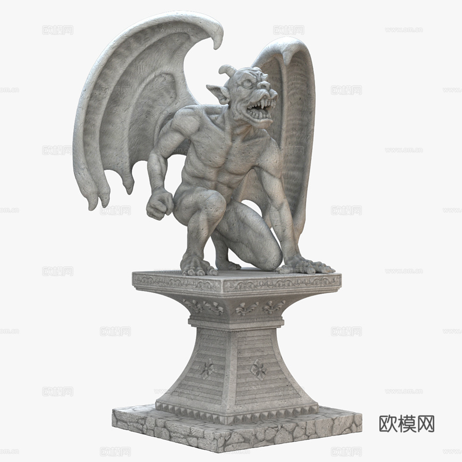 石像鬼3d模型下载