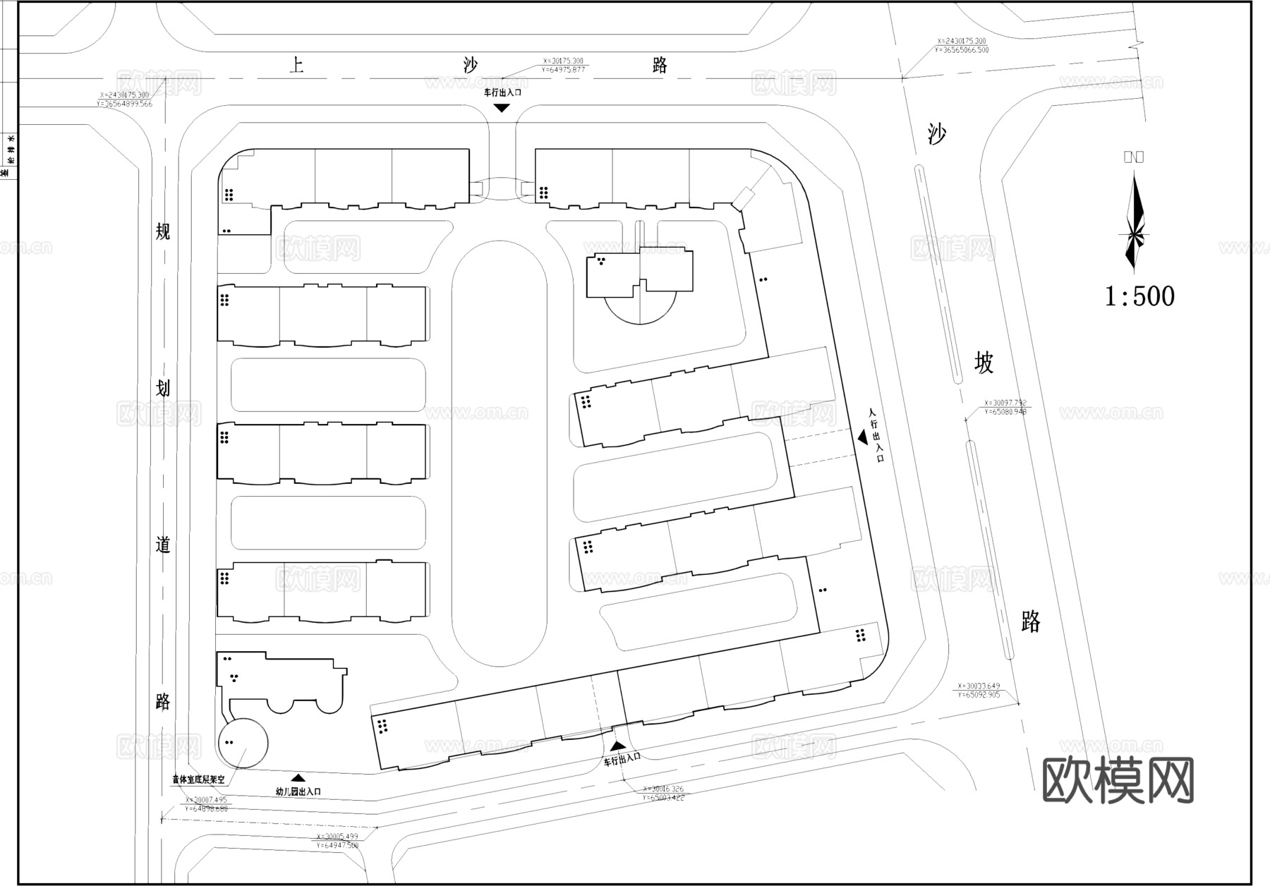 宅间花园绿化种植及小品构造CAD施工详图集cad施工图