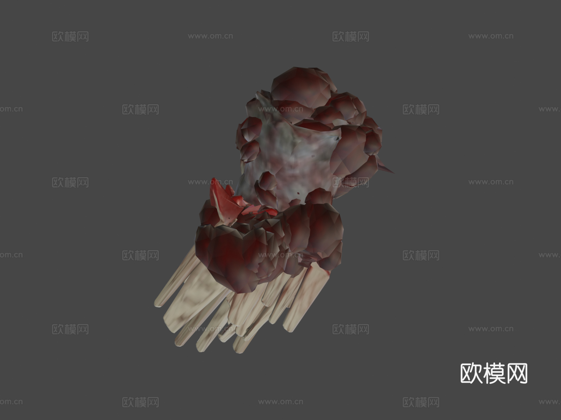 大猩猩动物园精神病3d模型下载（渲染图6）