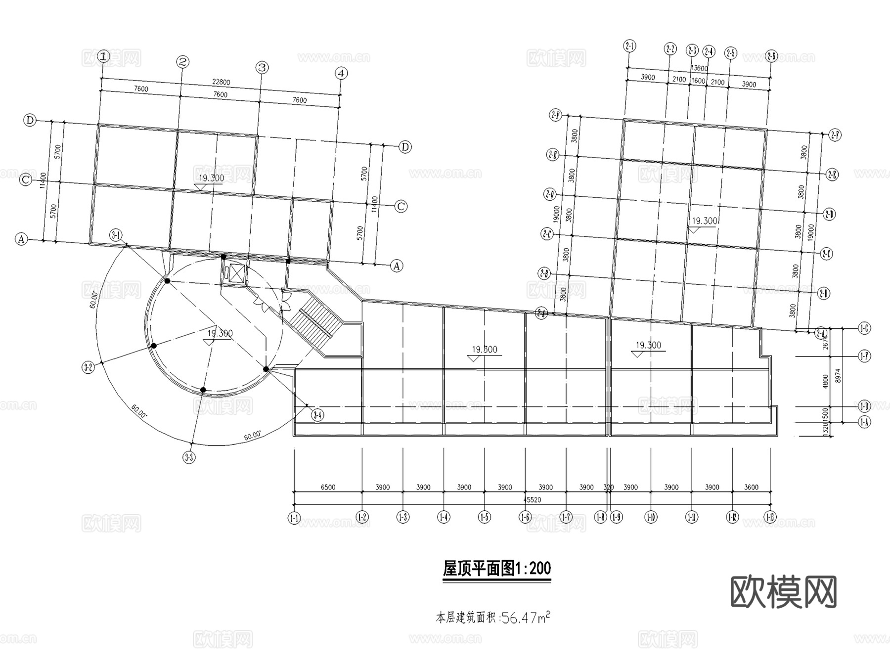 酒店方案建筑CAD施工图集cad施工图