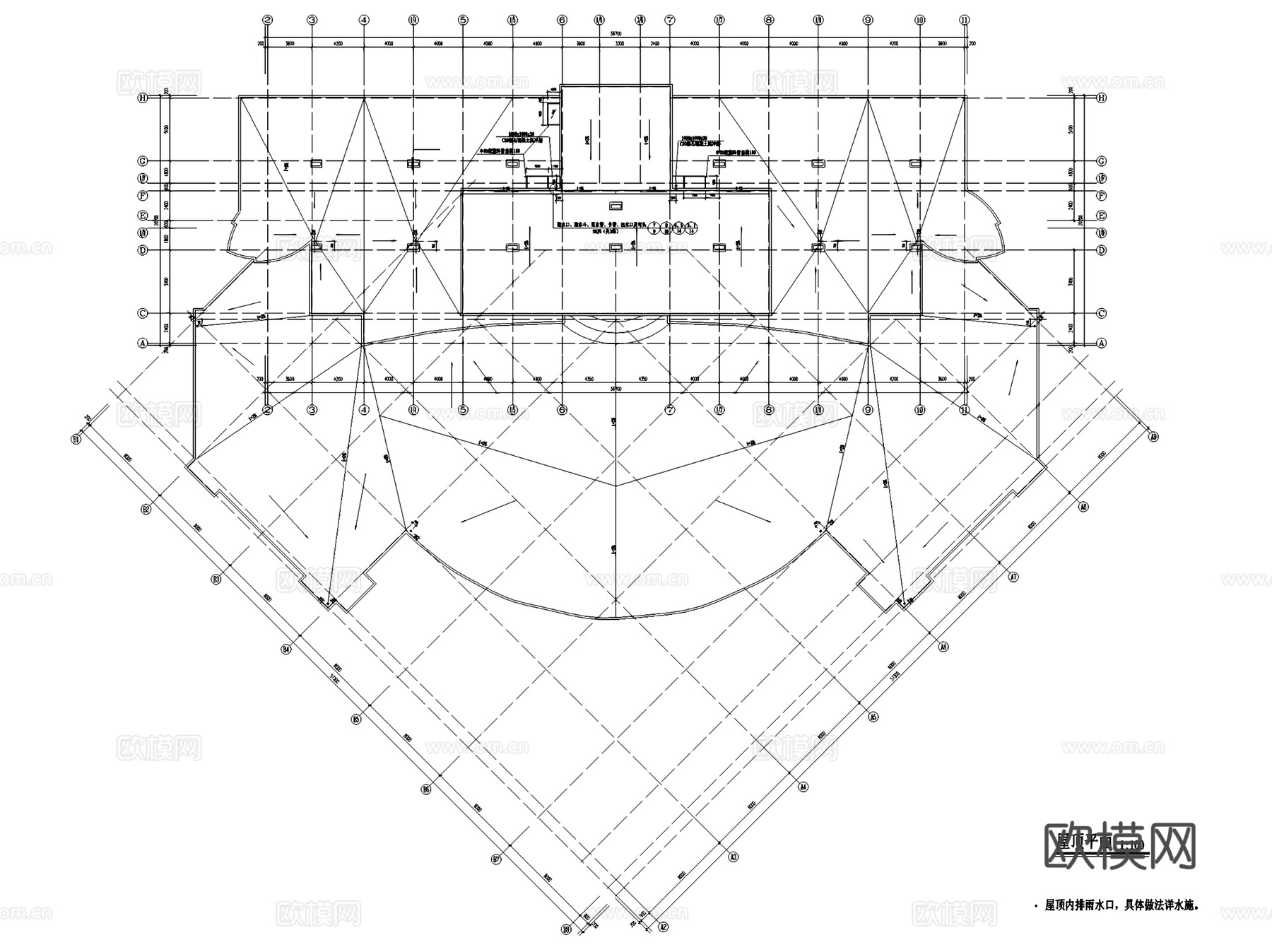 酒店建筑CAD施工图集cad施工图