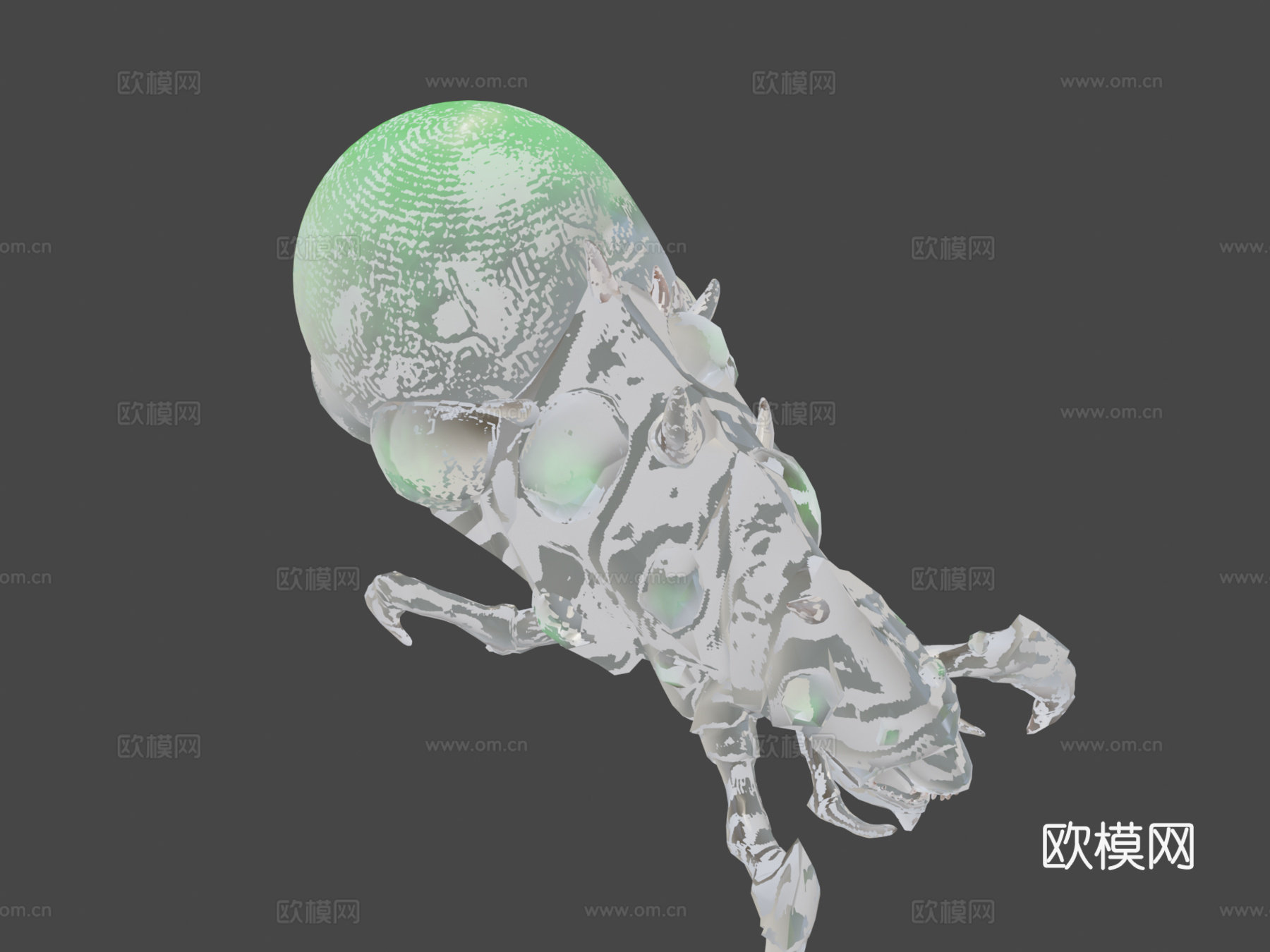 毒暴虫3d模型下载（渲染图1）