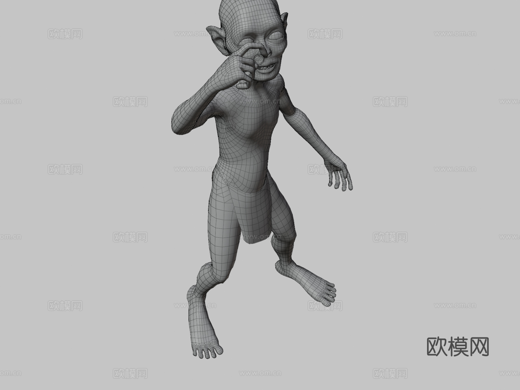 咕噜  我的宝贝3d模型下载（渲染图3）