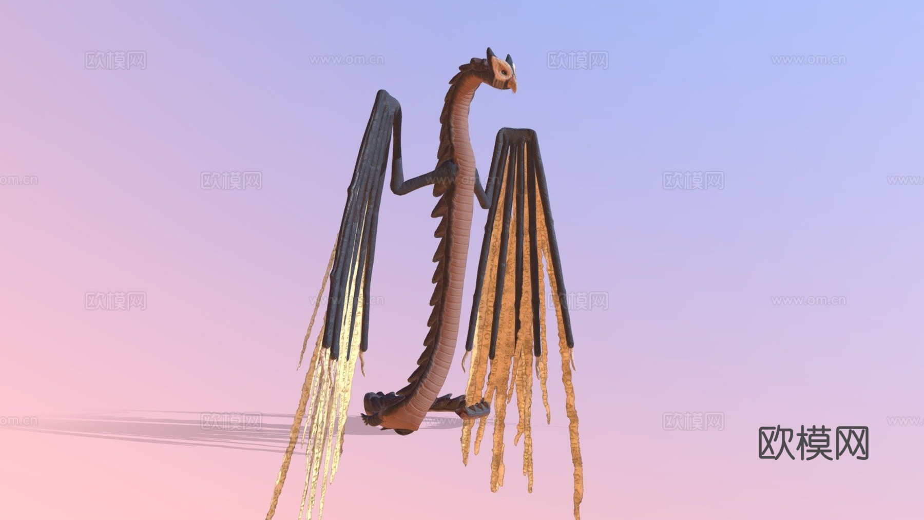 森林精灵3d模型下载（渲染图1）