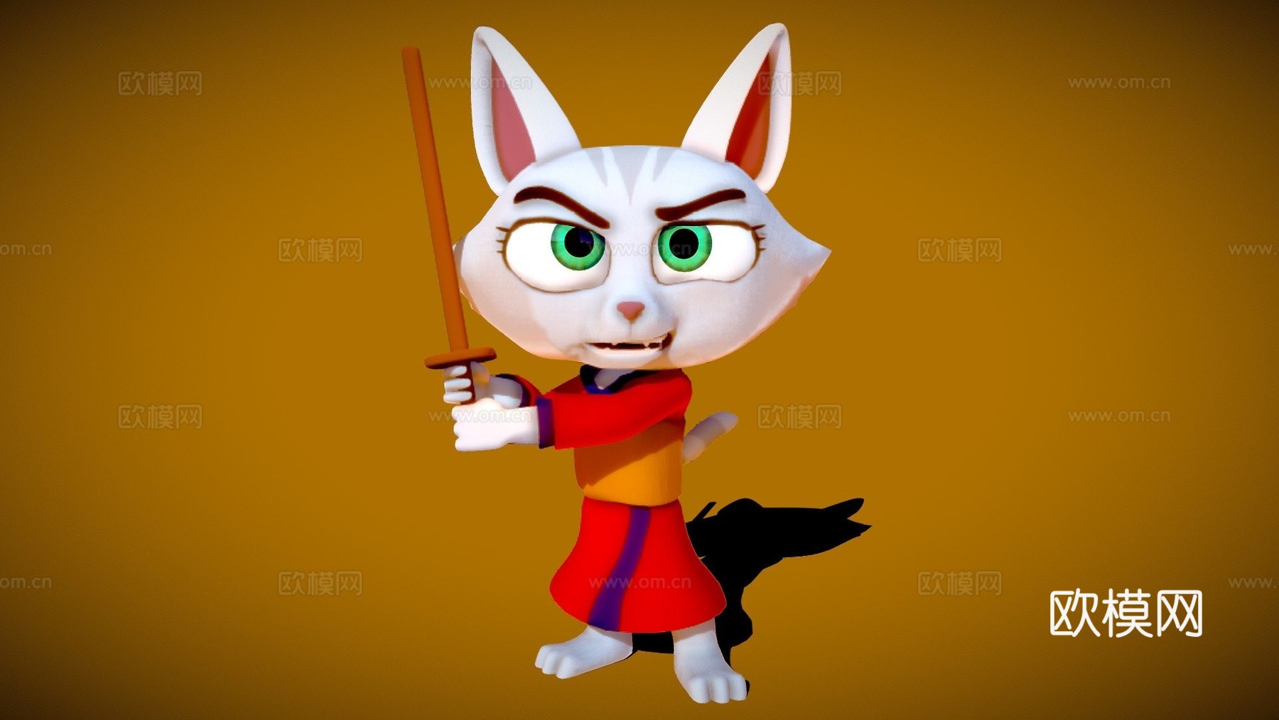 绘美子  愤怒之爪  汉克传奇3d模型3d模型下载（渲染图1）