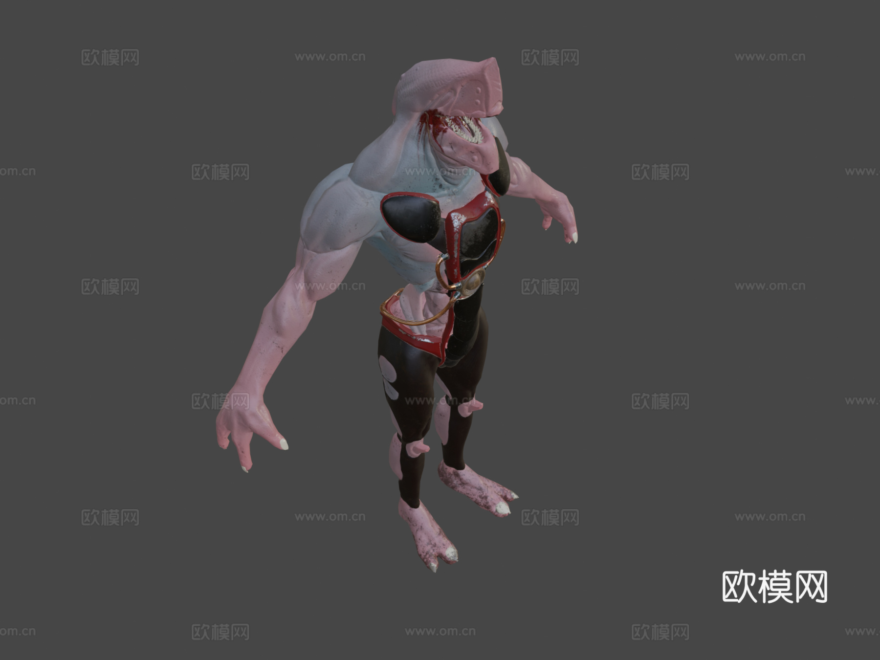 生物  弗洛格3d模型下载（渲染图7）