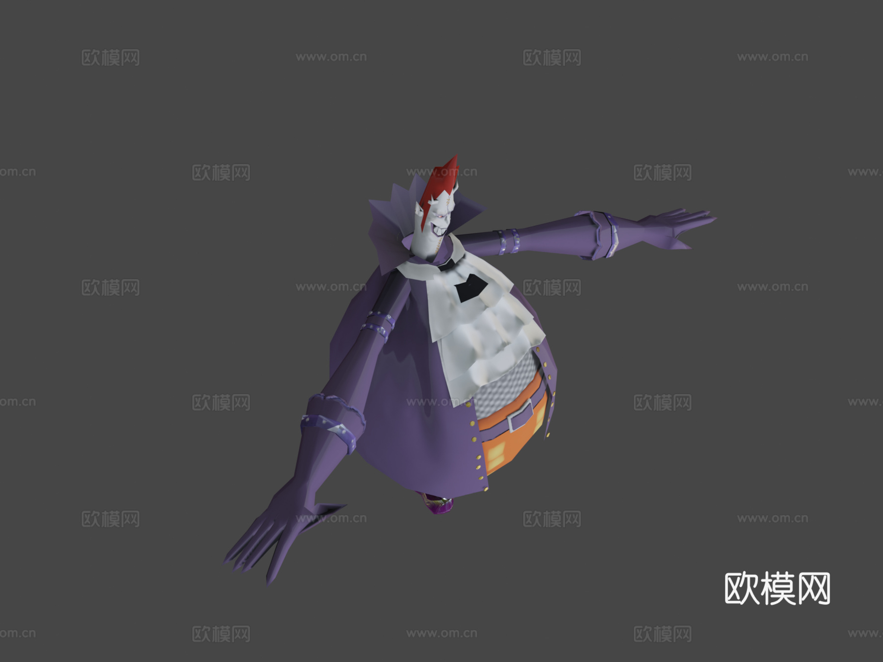 月光莫利亚3d模型下载（渲染图8）