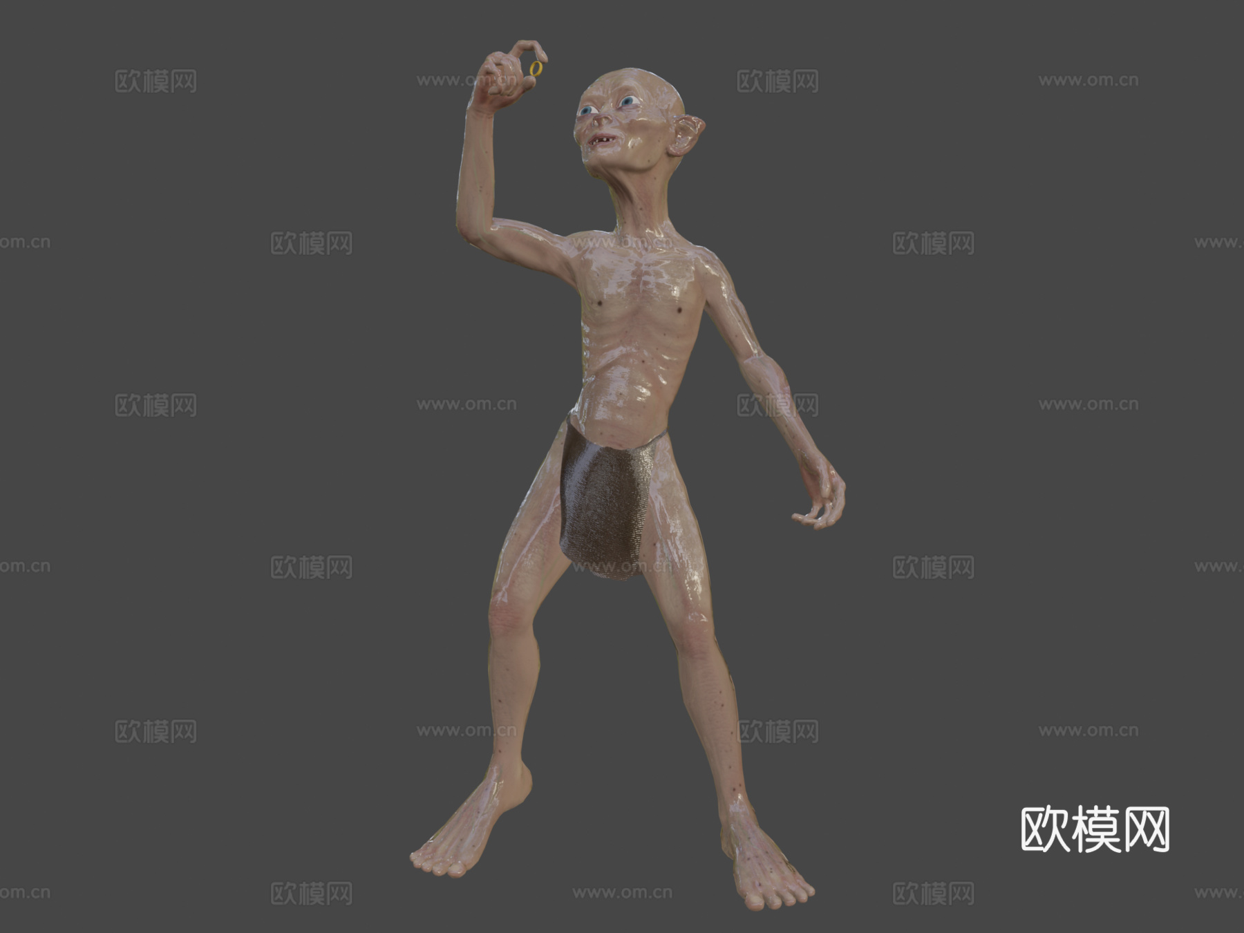 咕噜  我的宝贝3d模型下载（渲染图8）