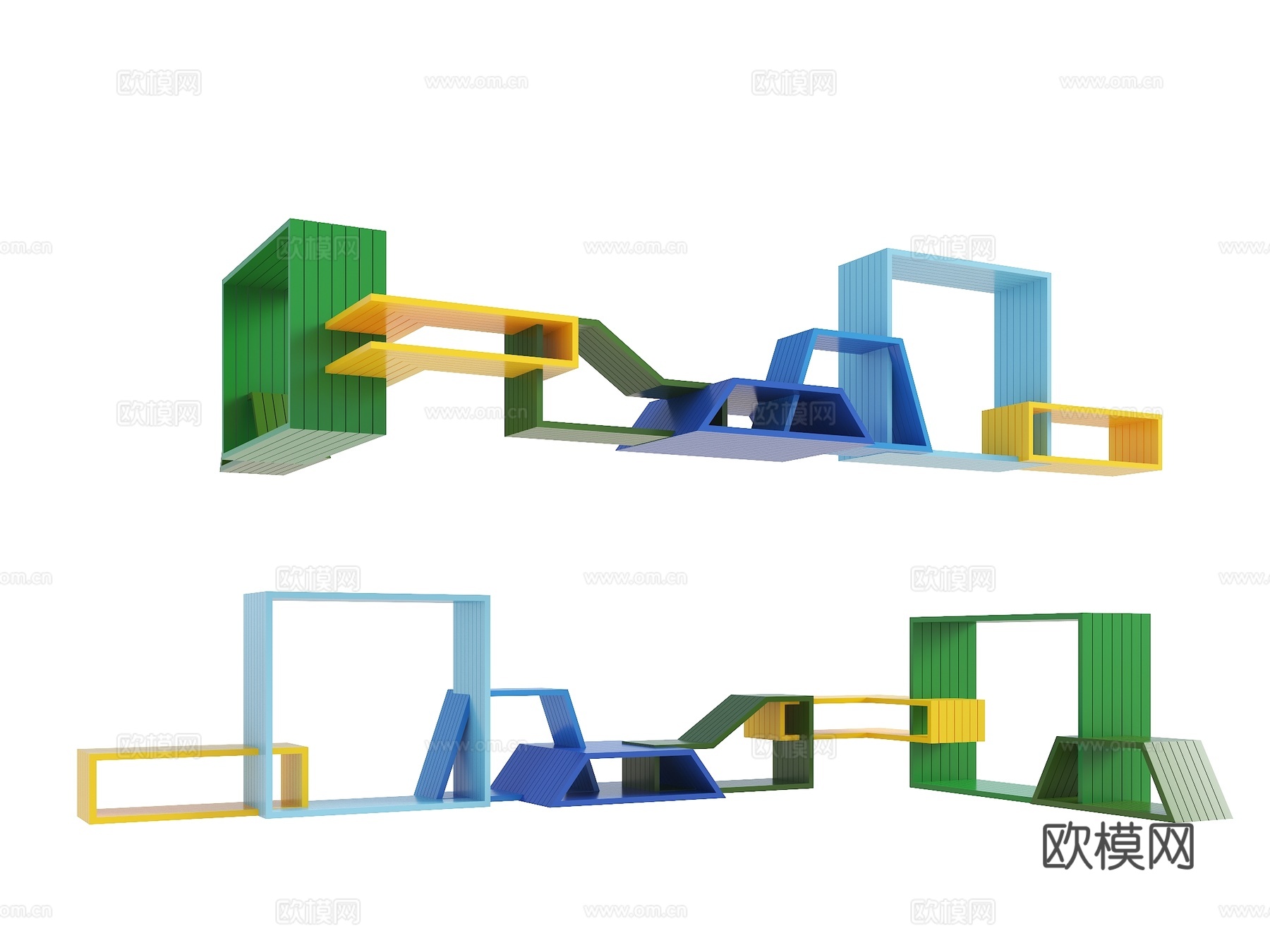 公共空间装置 景观小品 现代装置 打卡小品 景区小品 公园小su模型