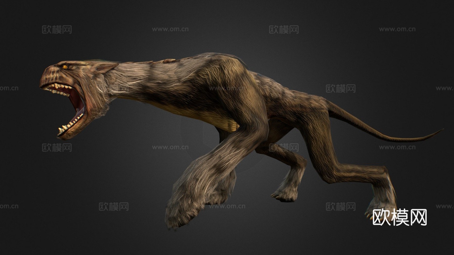 寻血猎犬3d模型下载（渲染图1）