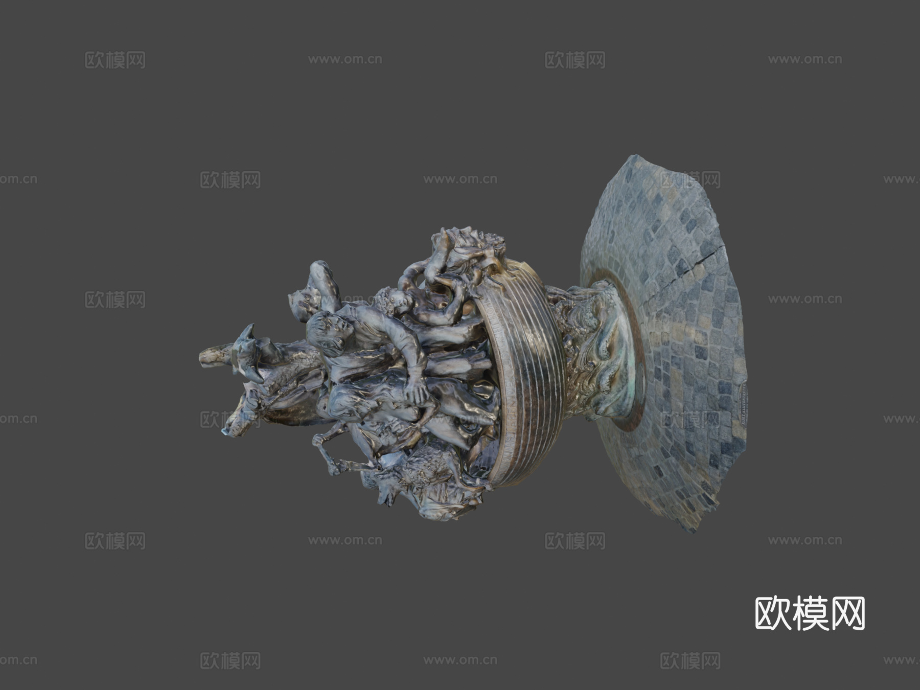 愚人船3d模型下载（渲染图6）