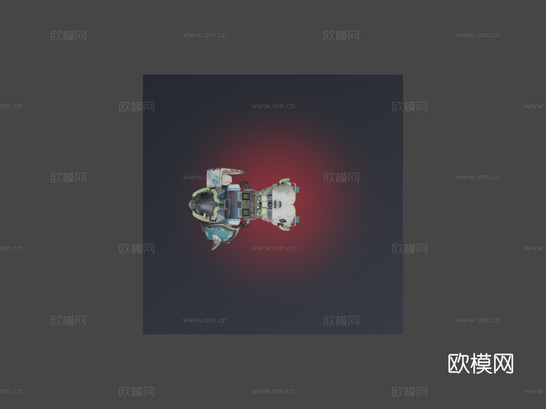 GR003  大猩猩赛博格3d模型下载（渲染图8）