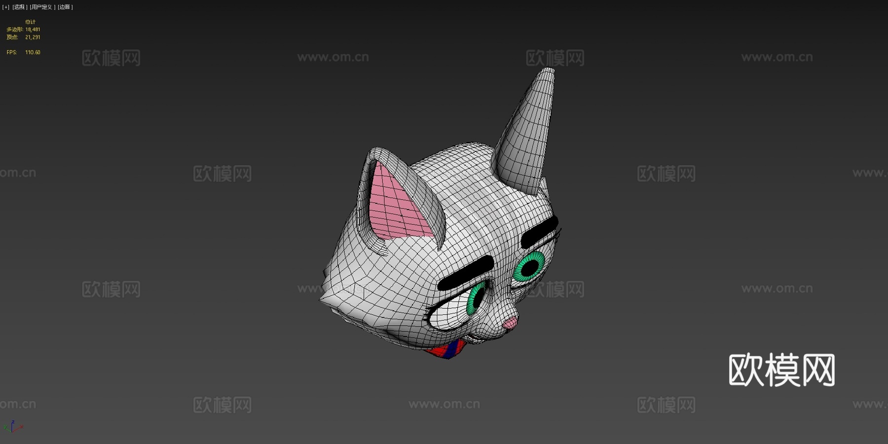 绘美子  愤怒之爪  汉克传奇3d模型3d模型下载（渲染图4）