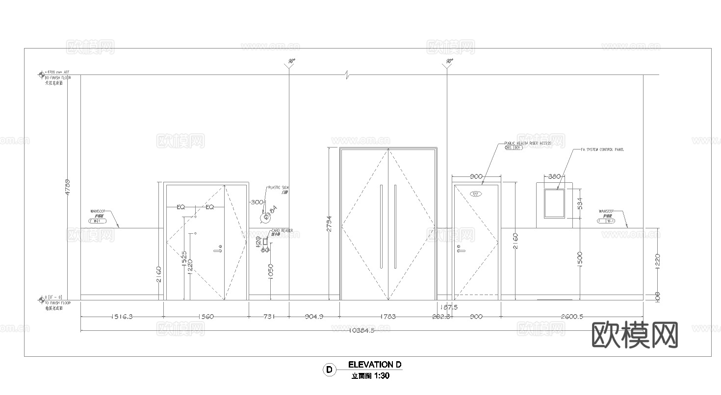 苹果手机店 营业厅连锁店 最新全套施工图设计cad施工图