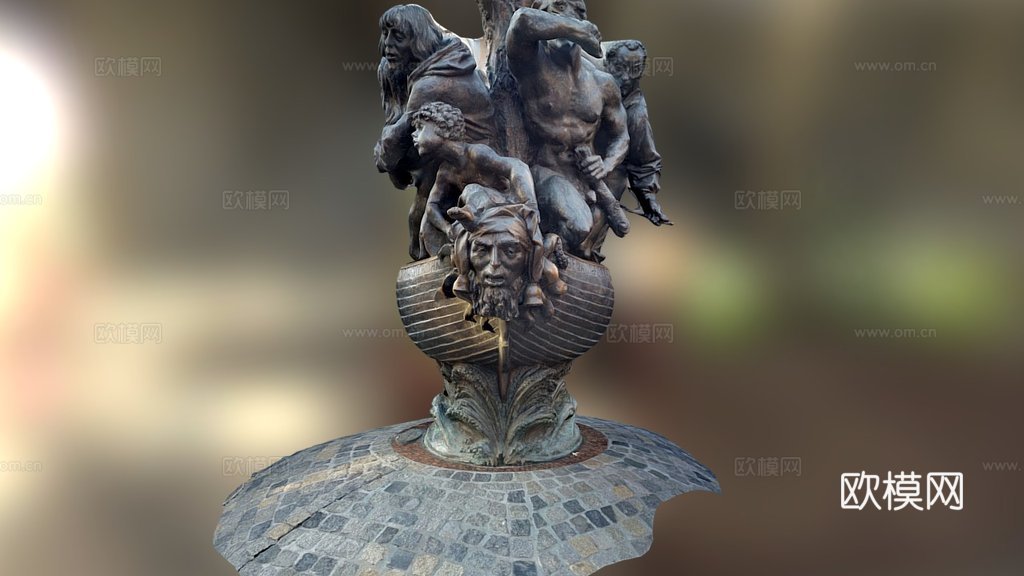 愚人船3d模型下载（渲染图1）