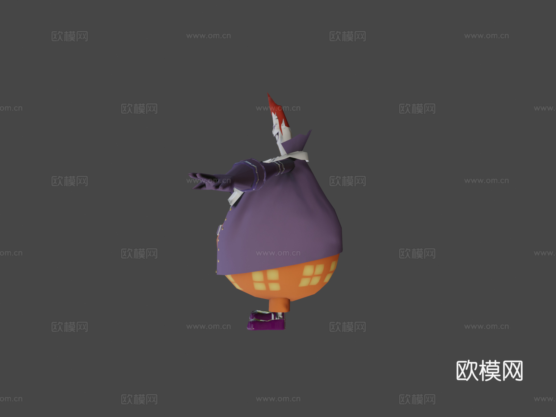 月光莫利亚3d模型下载（渲染图6）