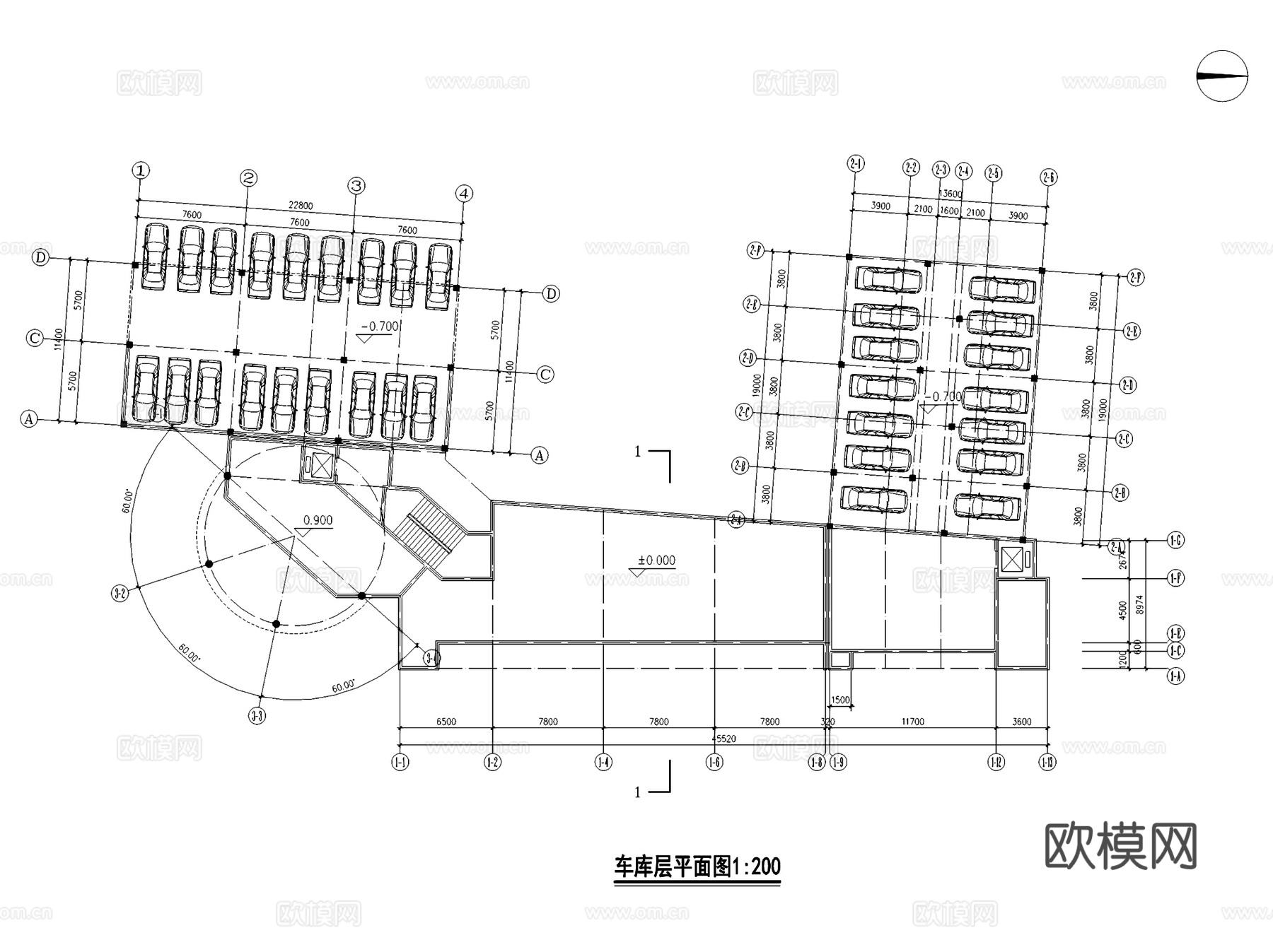 酒店方案建筑CAD施工图集cad施工图