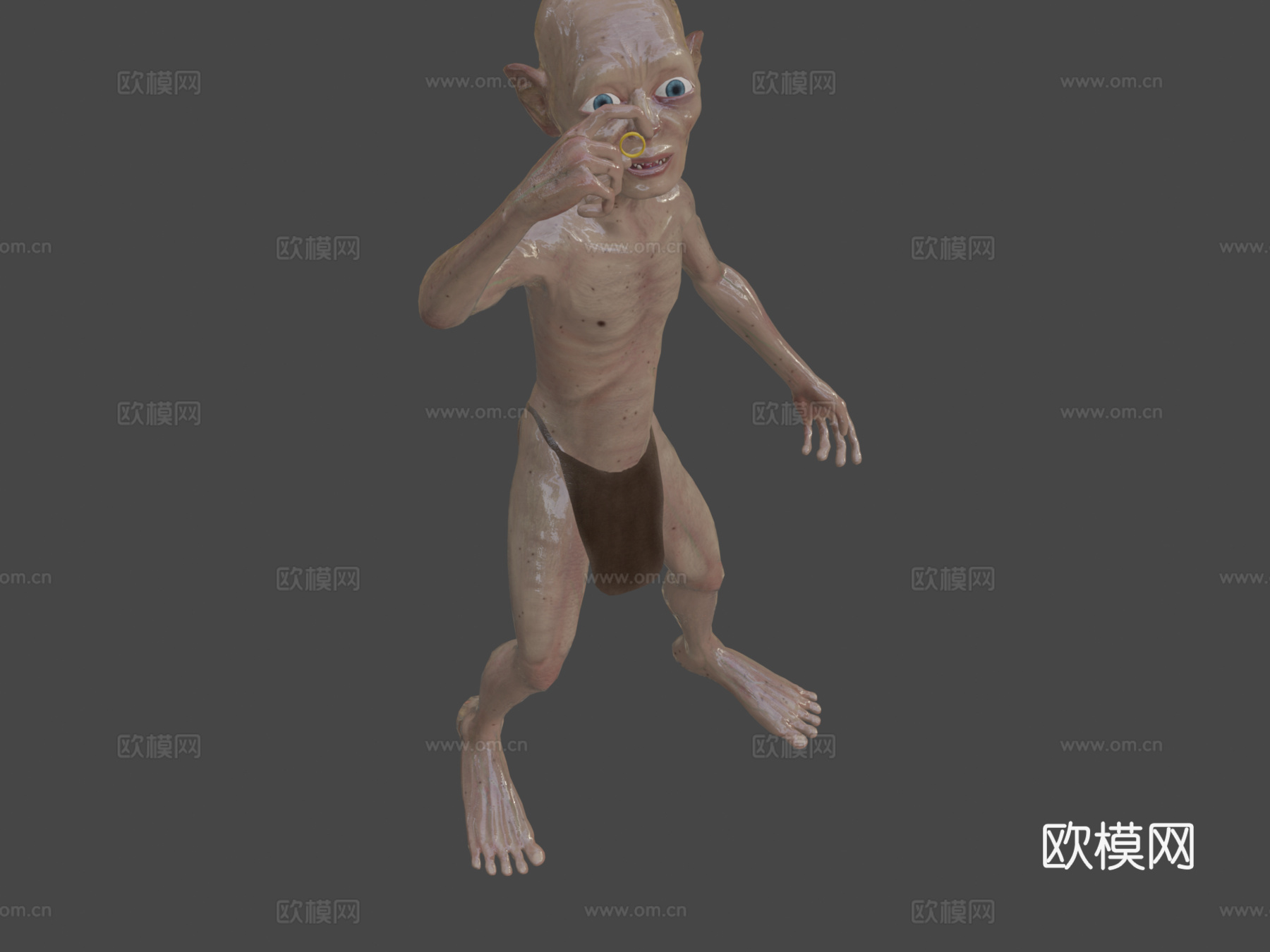 咕噜  我的宝贝3d模型下载（渲染图6）