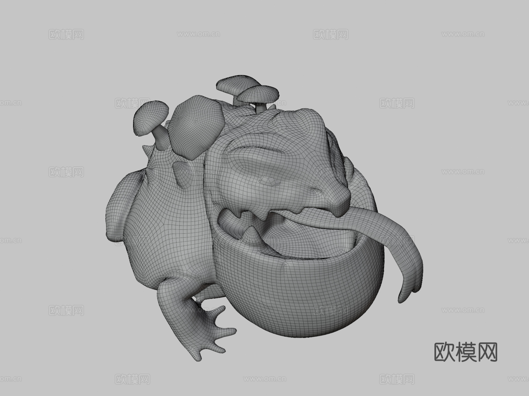格罗姆普  第二十二天3d模型下载（渲染图3）