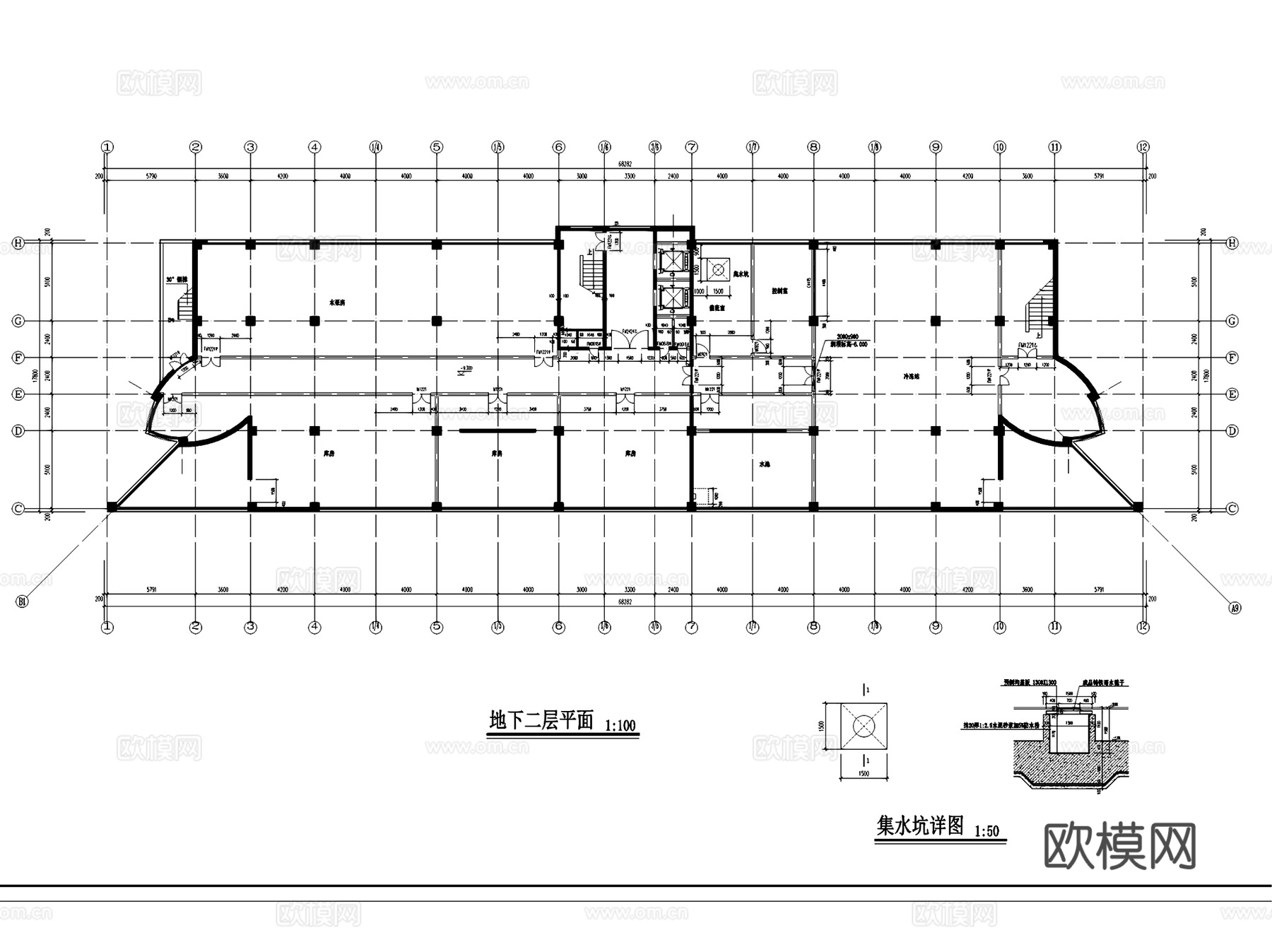 酒店建筑CAD施工图集cad施工图