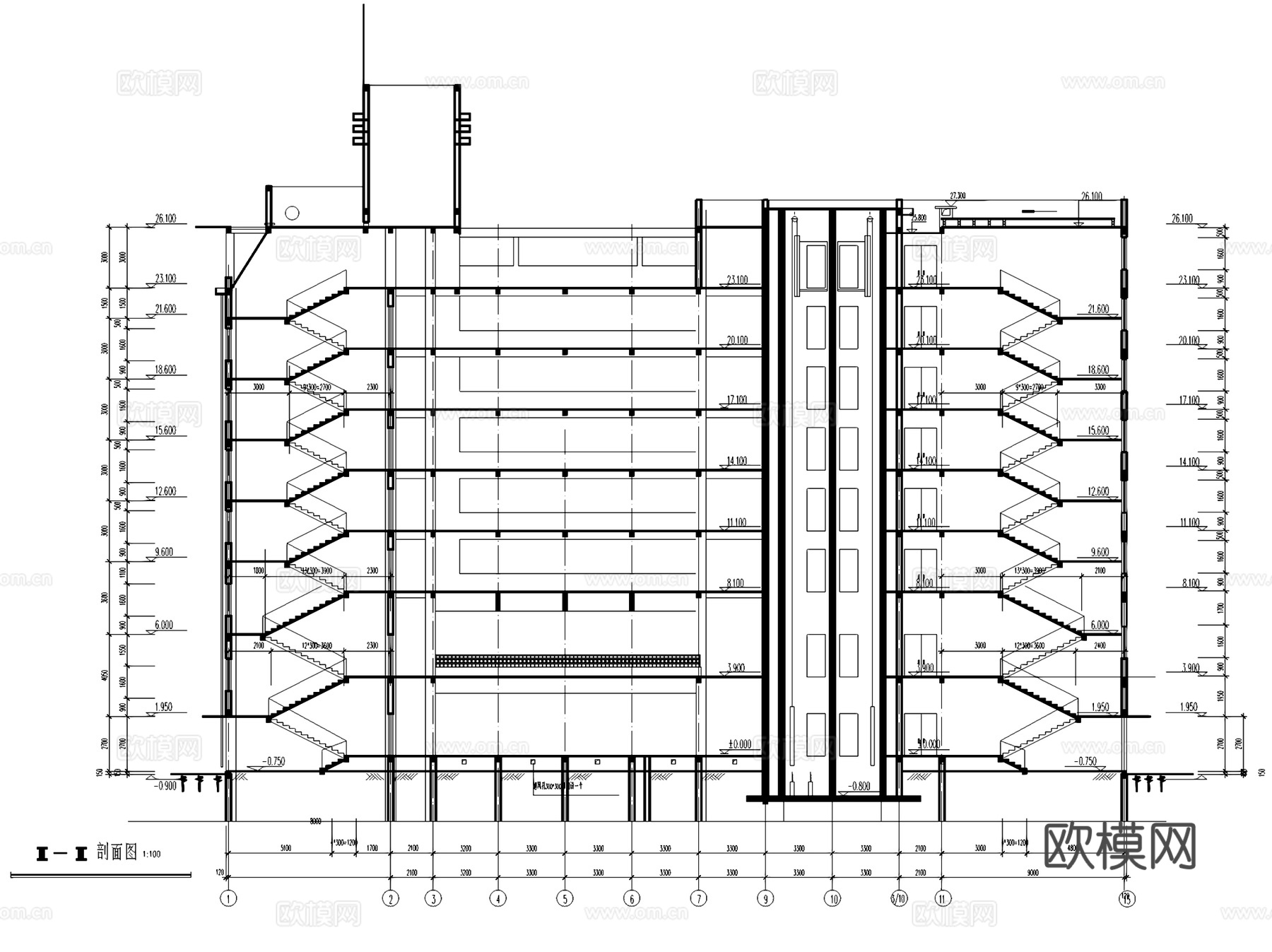 酒店建筑设计CAD施工图集cad施工图