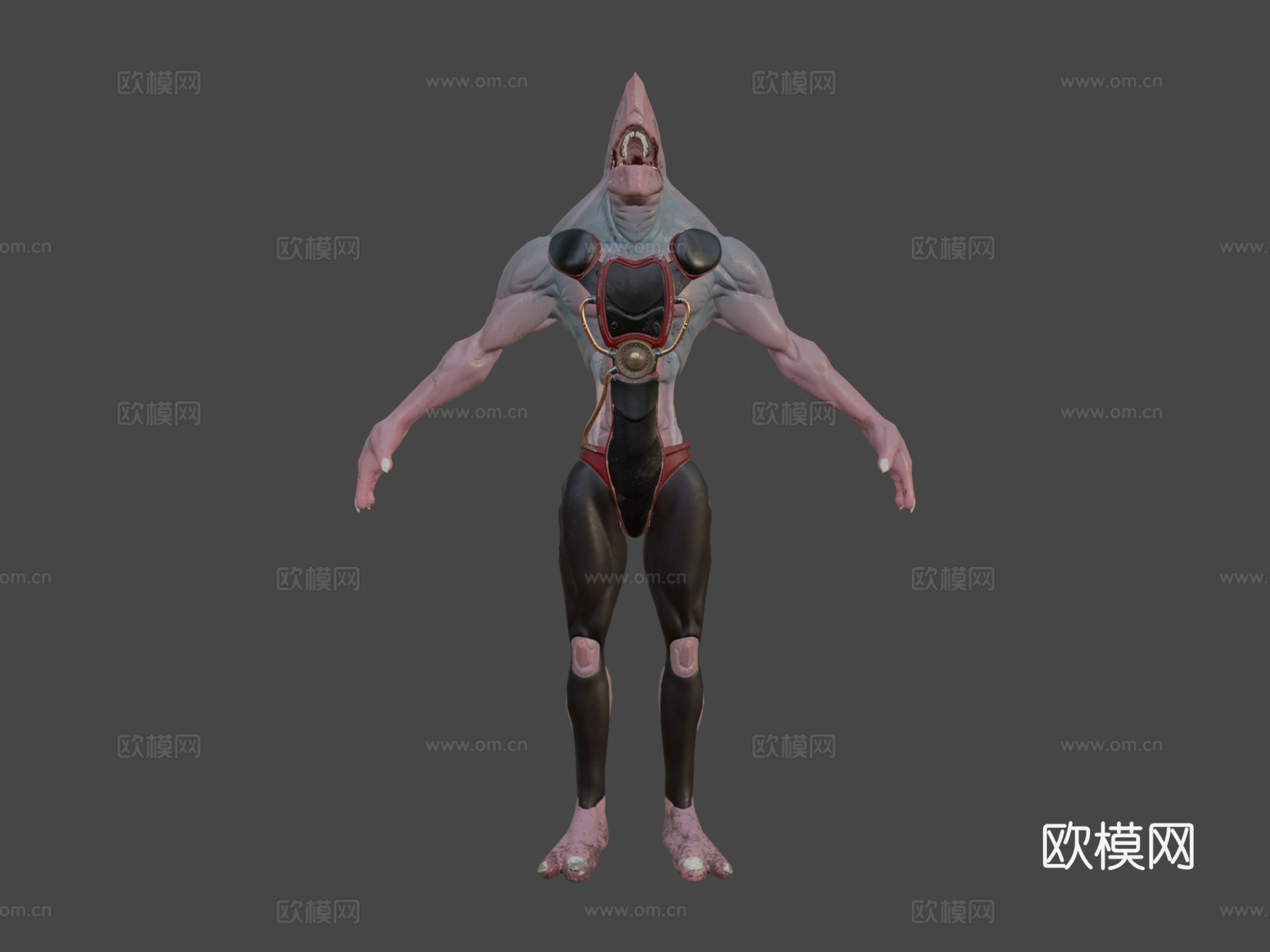 生物  弗洛格3d模型下载（渲染图8）