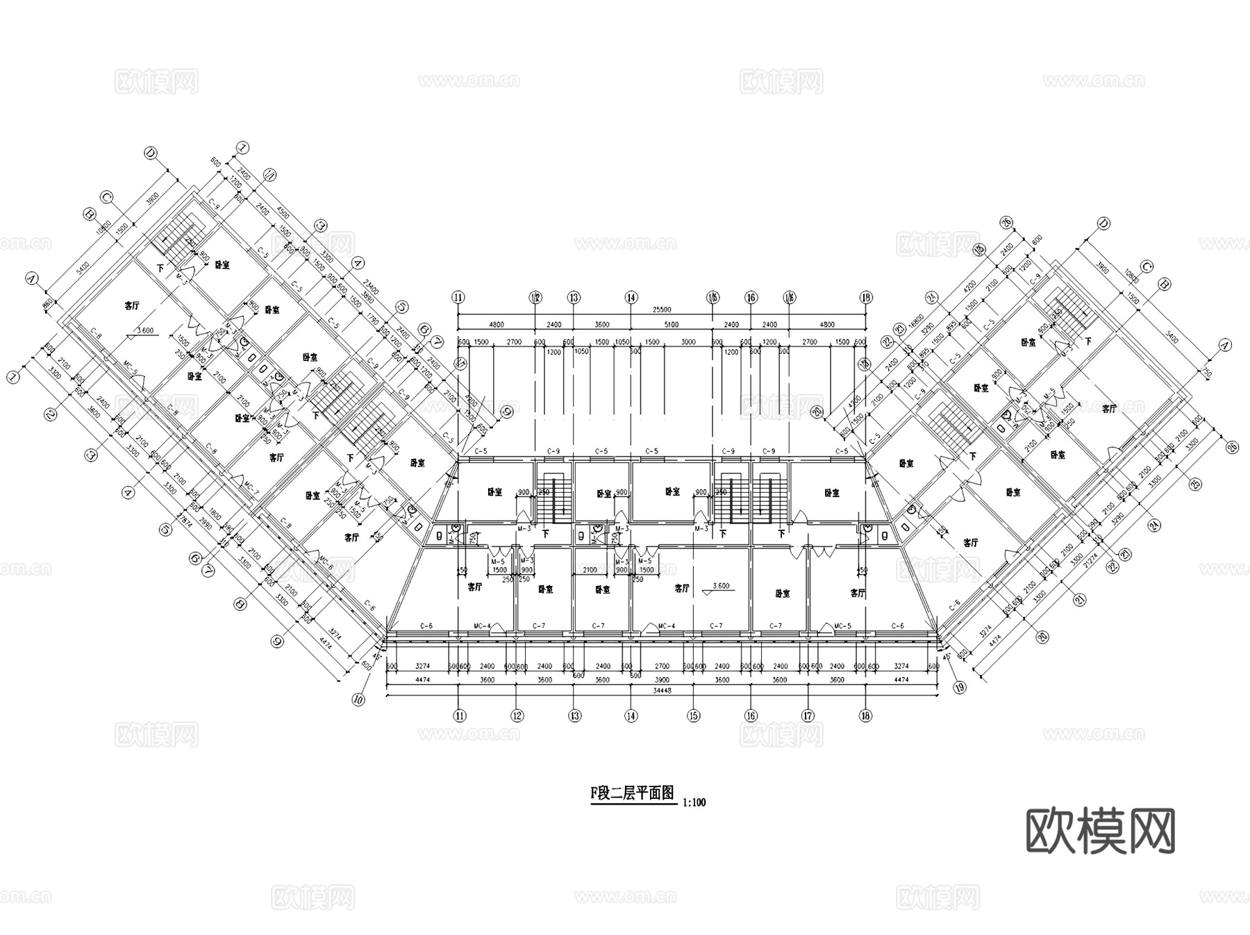 仿古商业街建筑CAD施工图集cad施工图